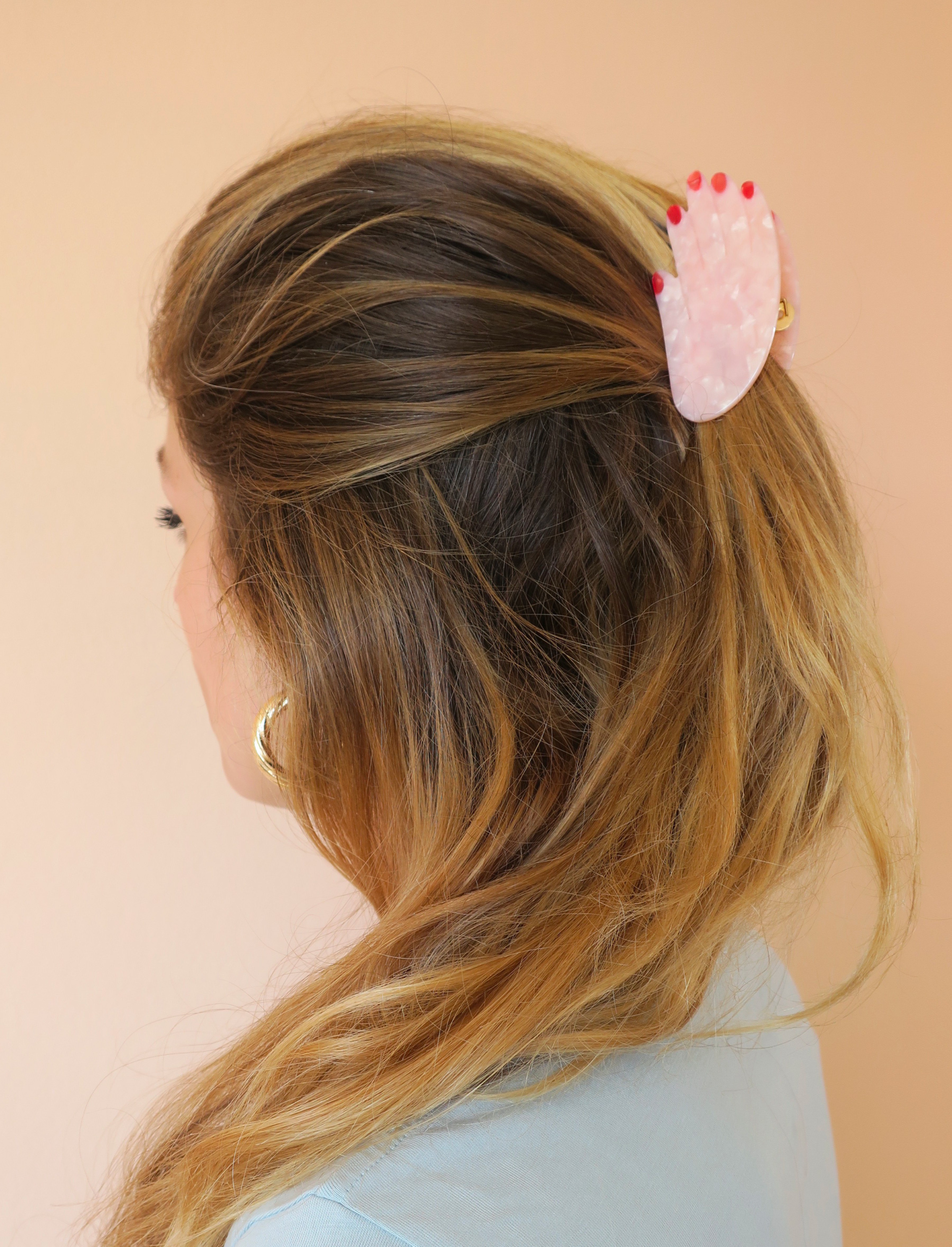 קליפס לשיער White Hand