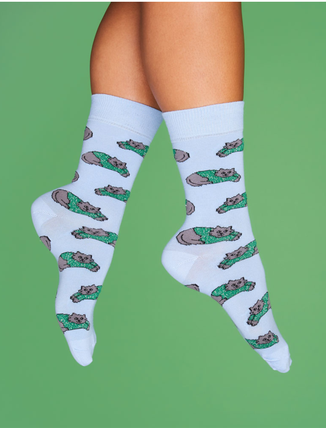 גרבי כותנה Glittery Cat