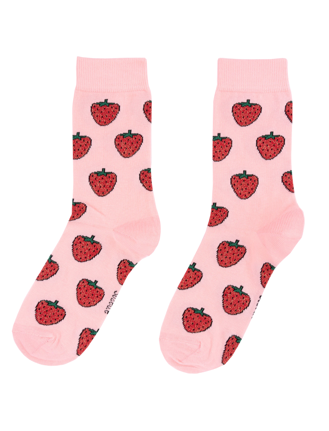 גרבי כותנה מנצנצות Strawberry