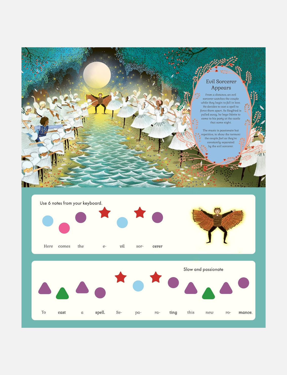 ספר מנגן Swan Lake