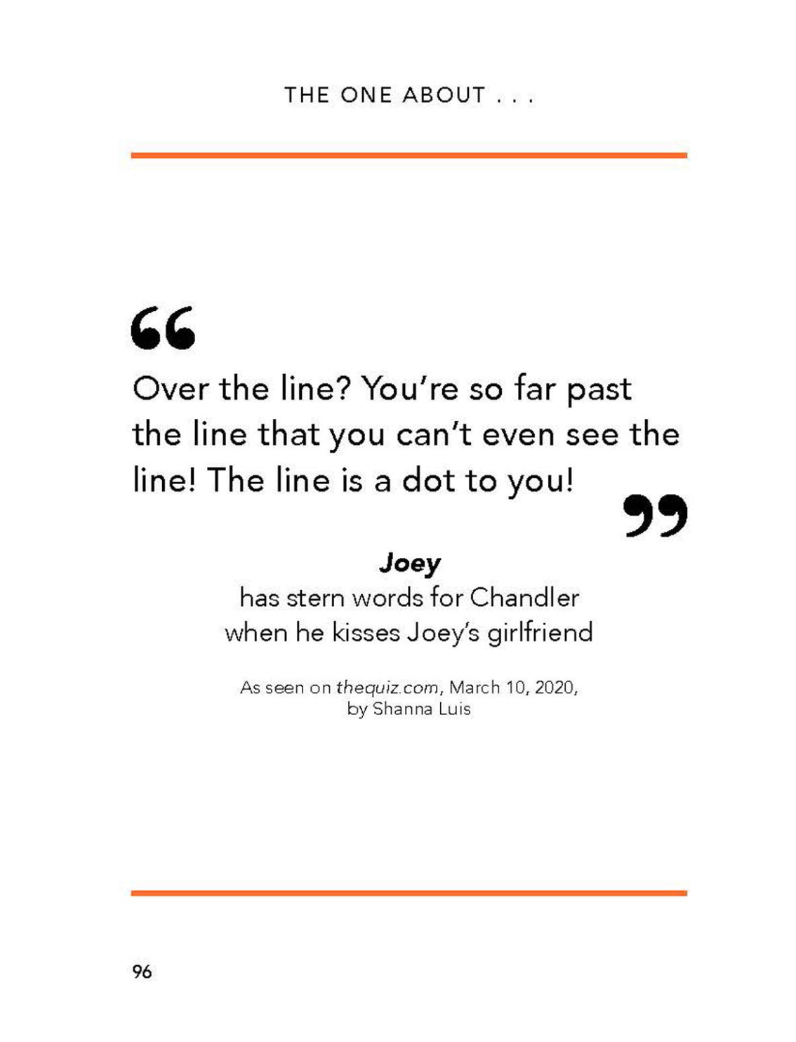 The One About Their Best One-Liners: המדריך לפרינדס