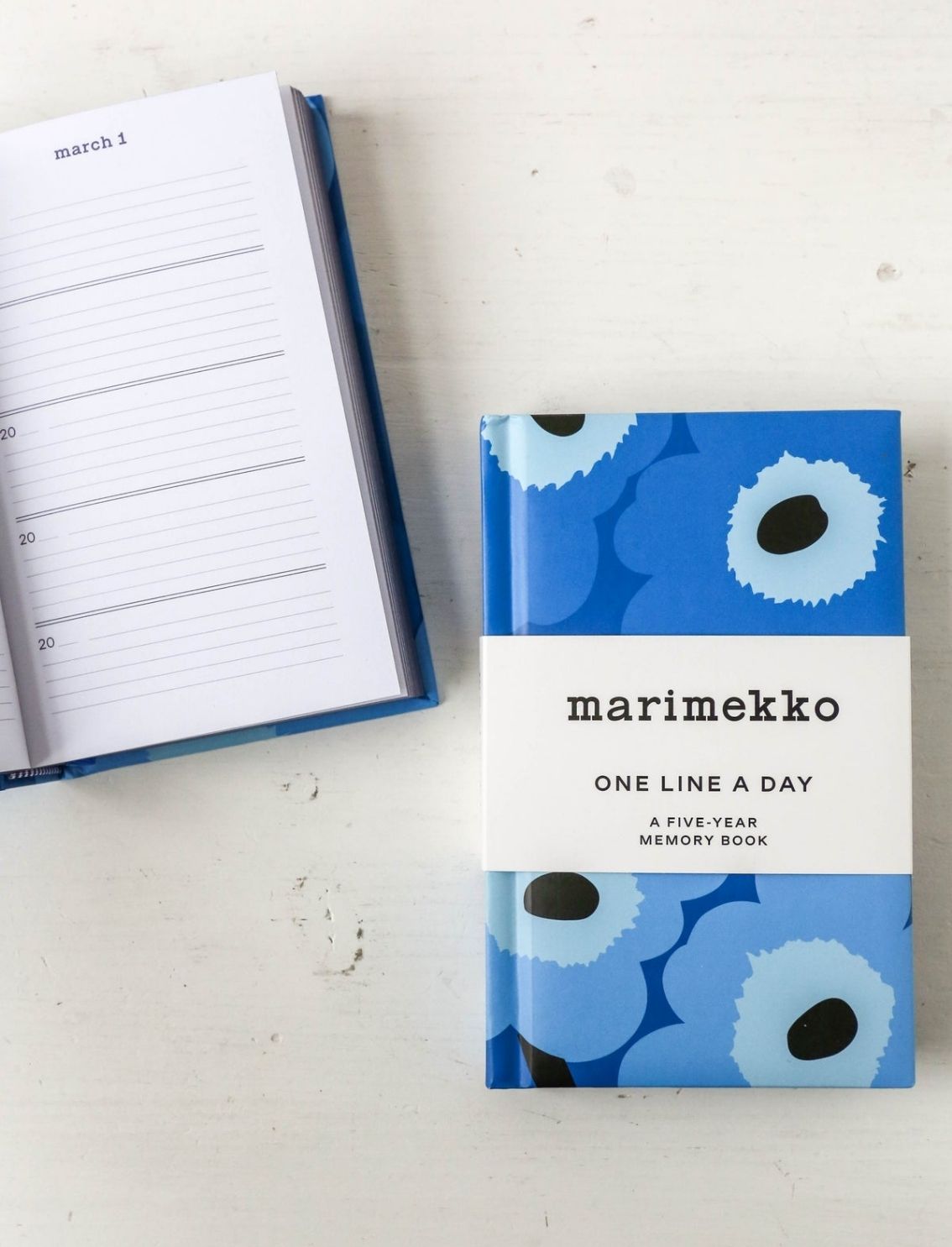 יומן 5 שנים 'One Line A Day' Marimekko Blue