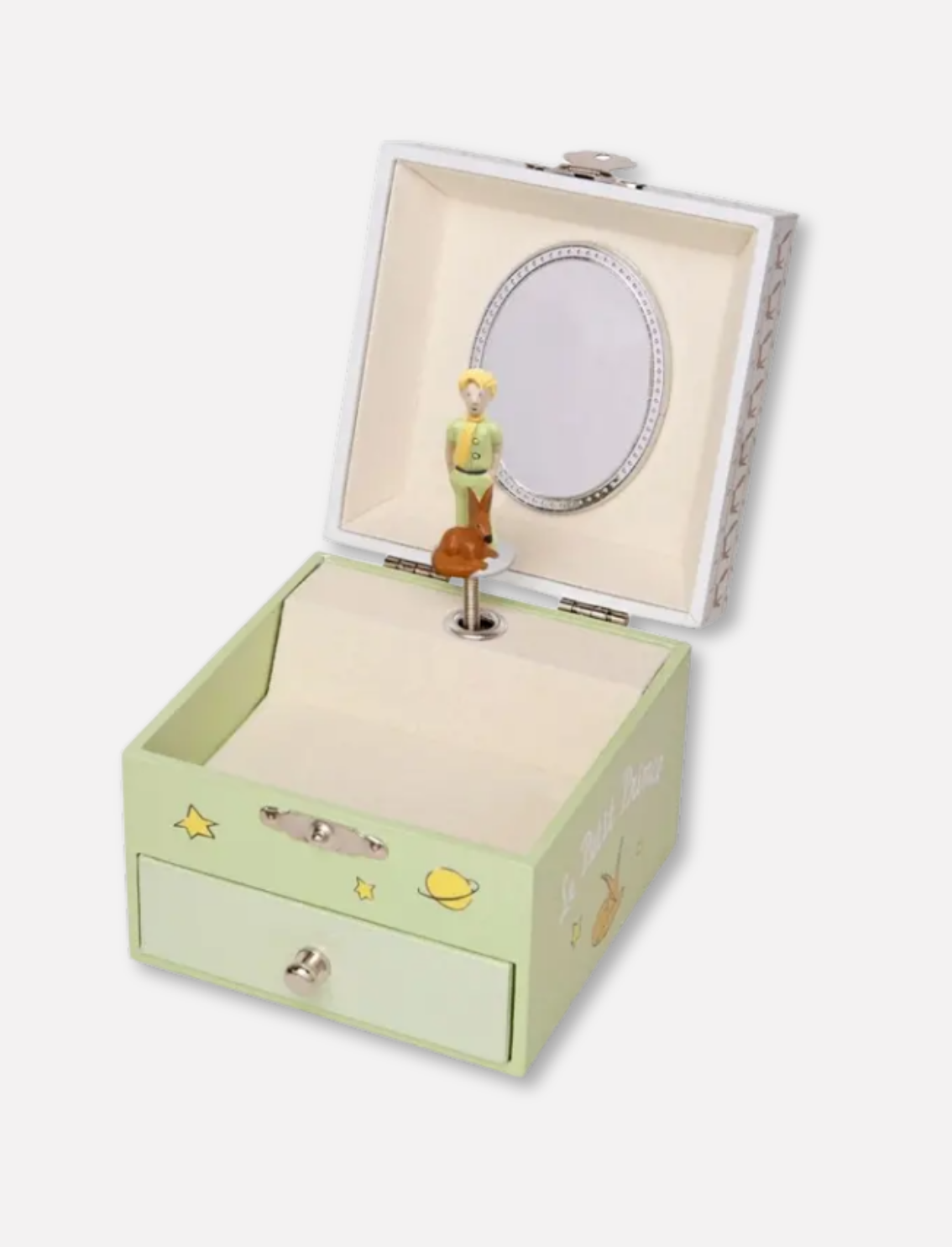 תיבת נגינה זוהרת בחושך The Little Prince Green