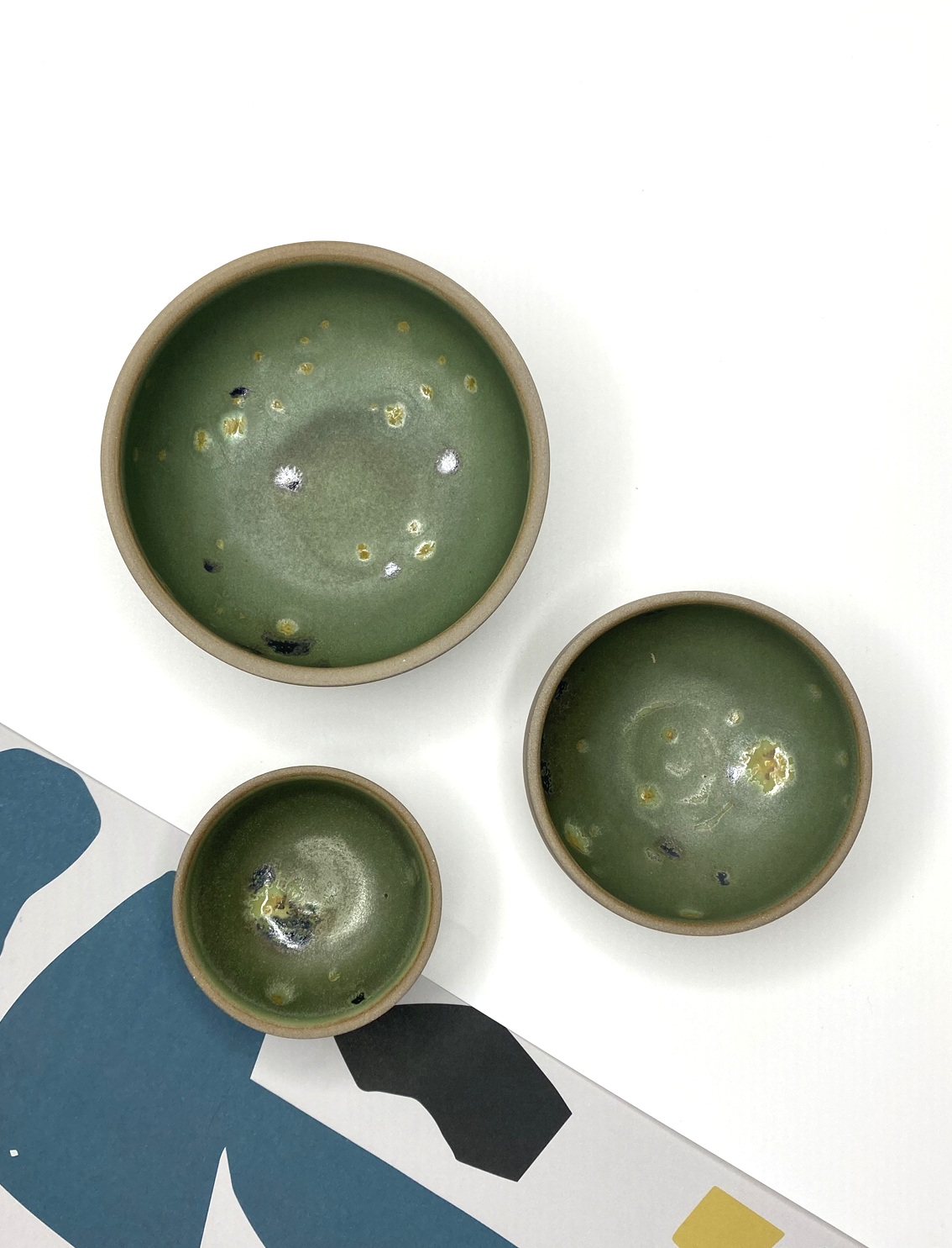 סט 3 קוקוטים Green