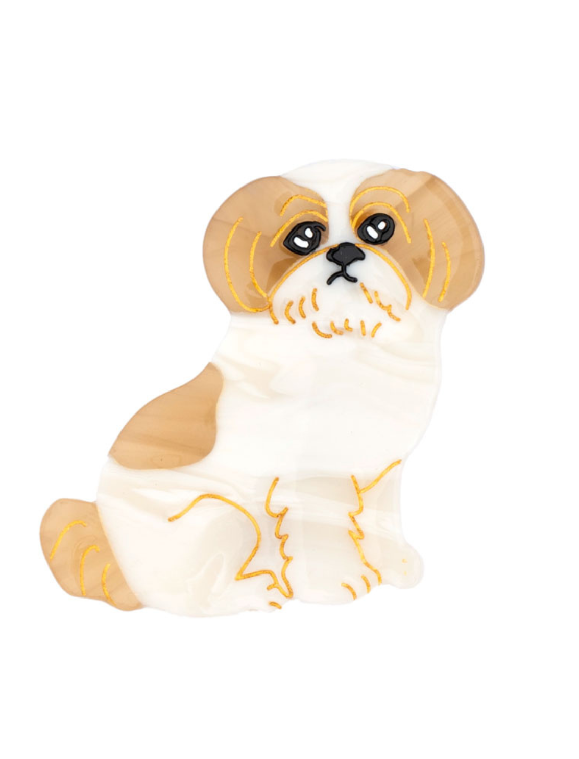 סיכה לשיער Shih Tzu