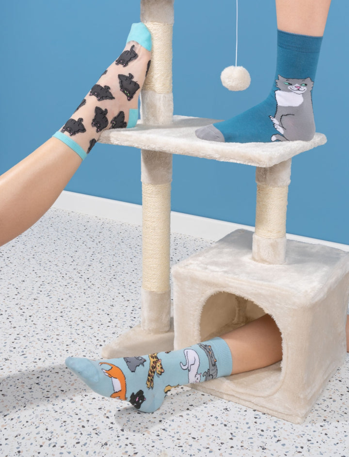 גרבי כותנה Meow