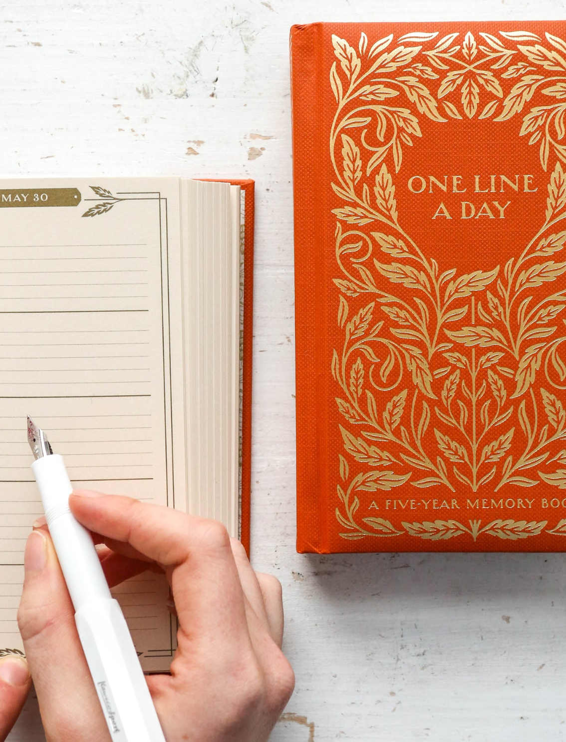 יומן 5 שנים 'One Line A Day' Gilded