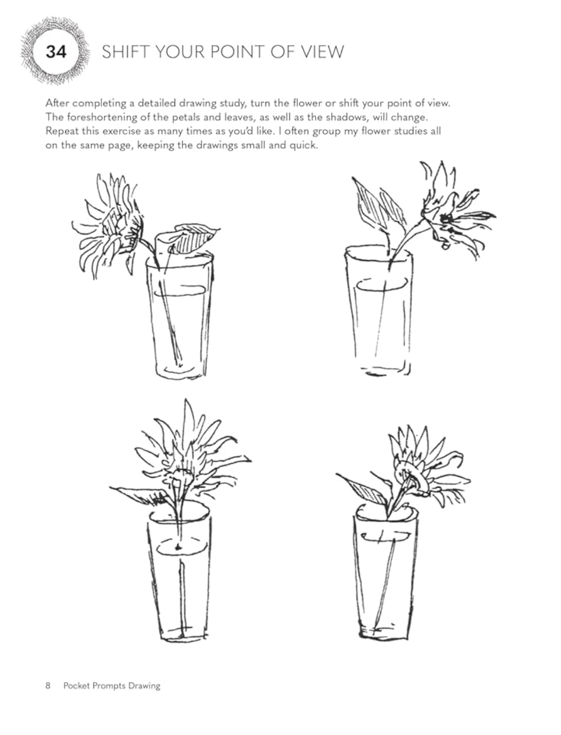 ספר יצירה: Pocket Prompts Drawing