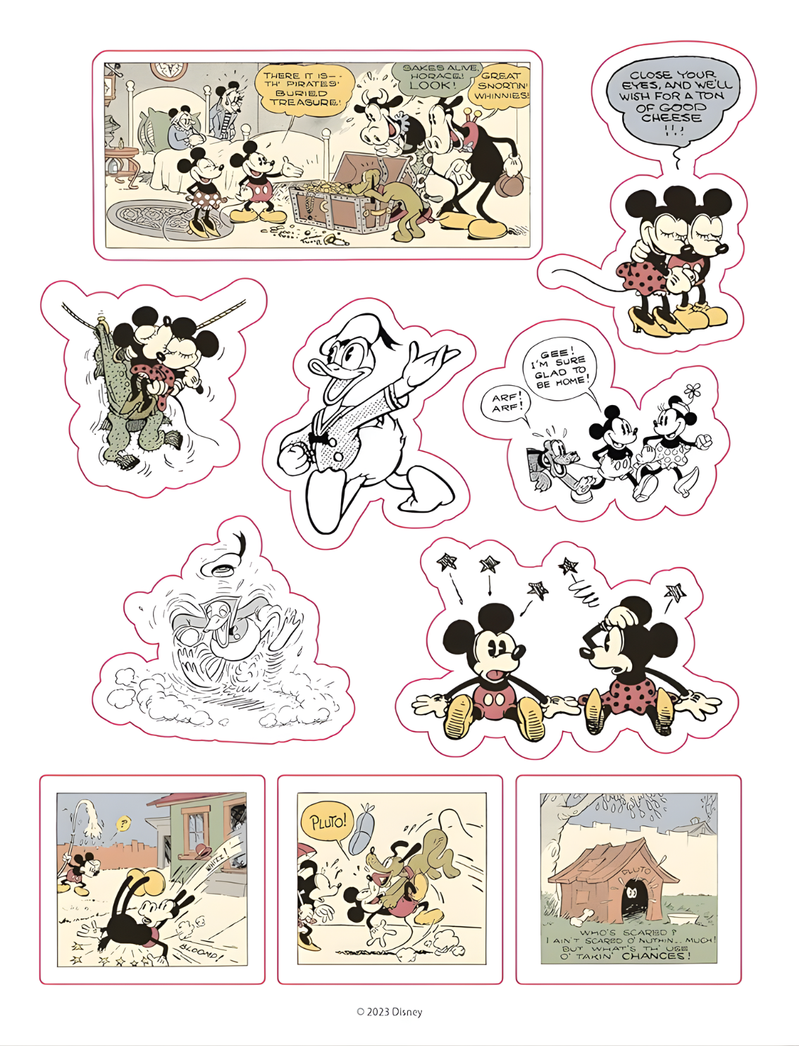 ספר מדבקות: The Disney Sticker Anthology