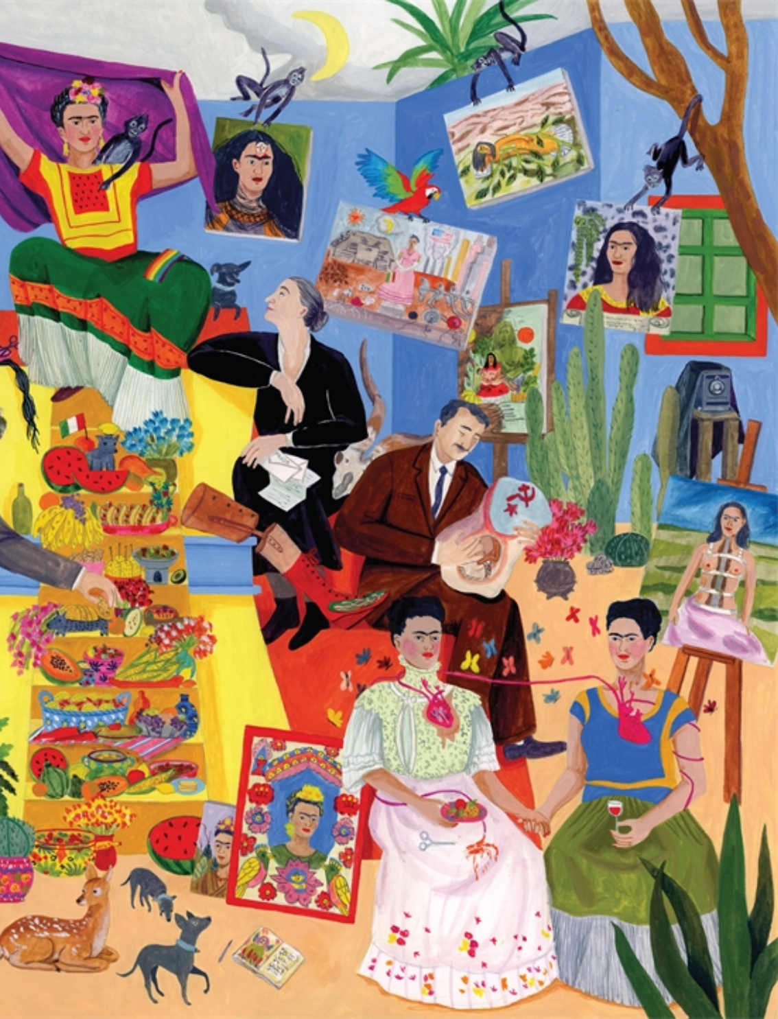 פאזל 1000 חלקים Dinner With Frida