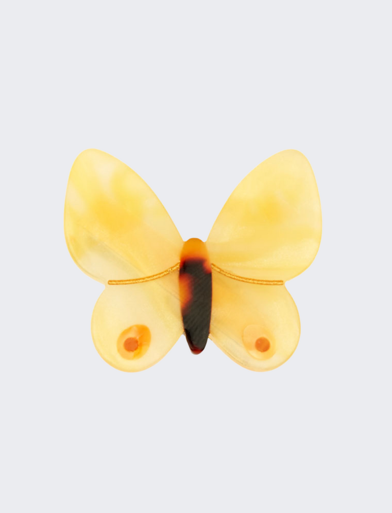 סיכה לשיער Yellow Butterfly