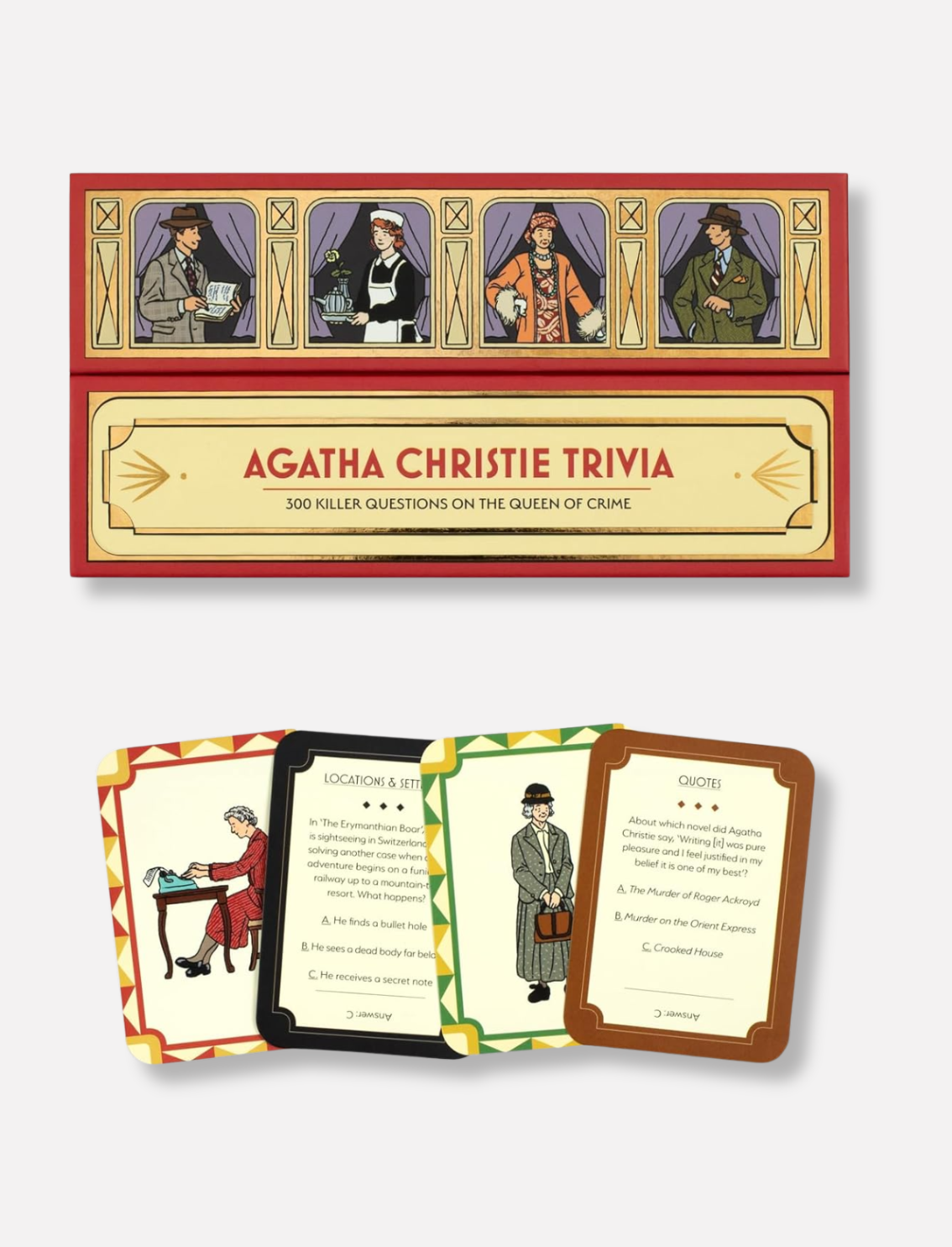 משחק טריוויה Agatha Christie