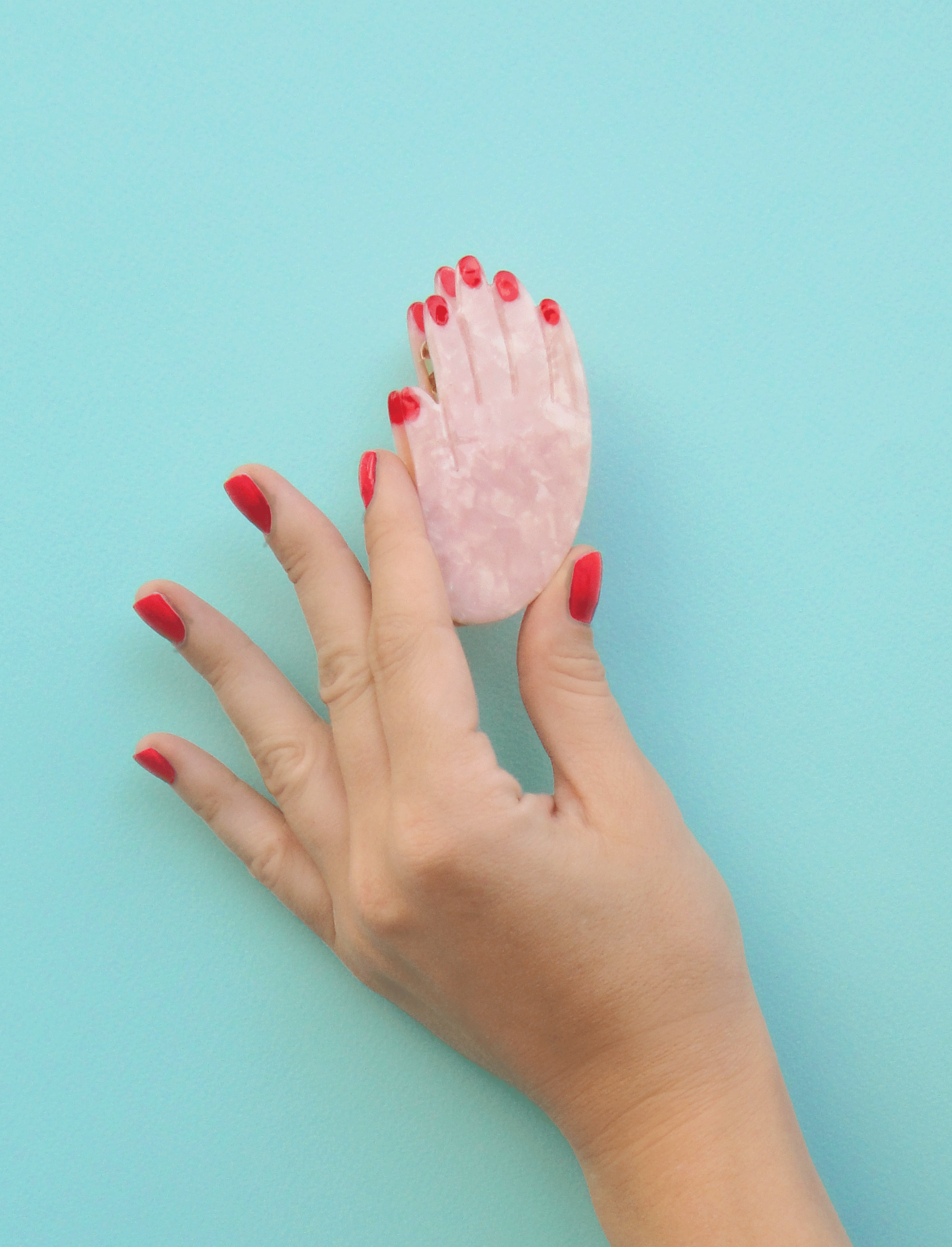 קליפס לשיער White Hand