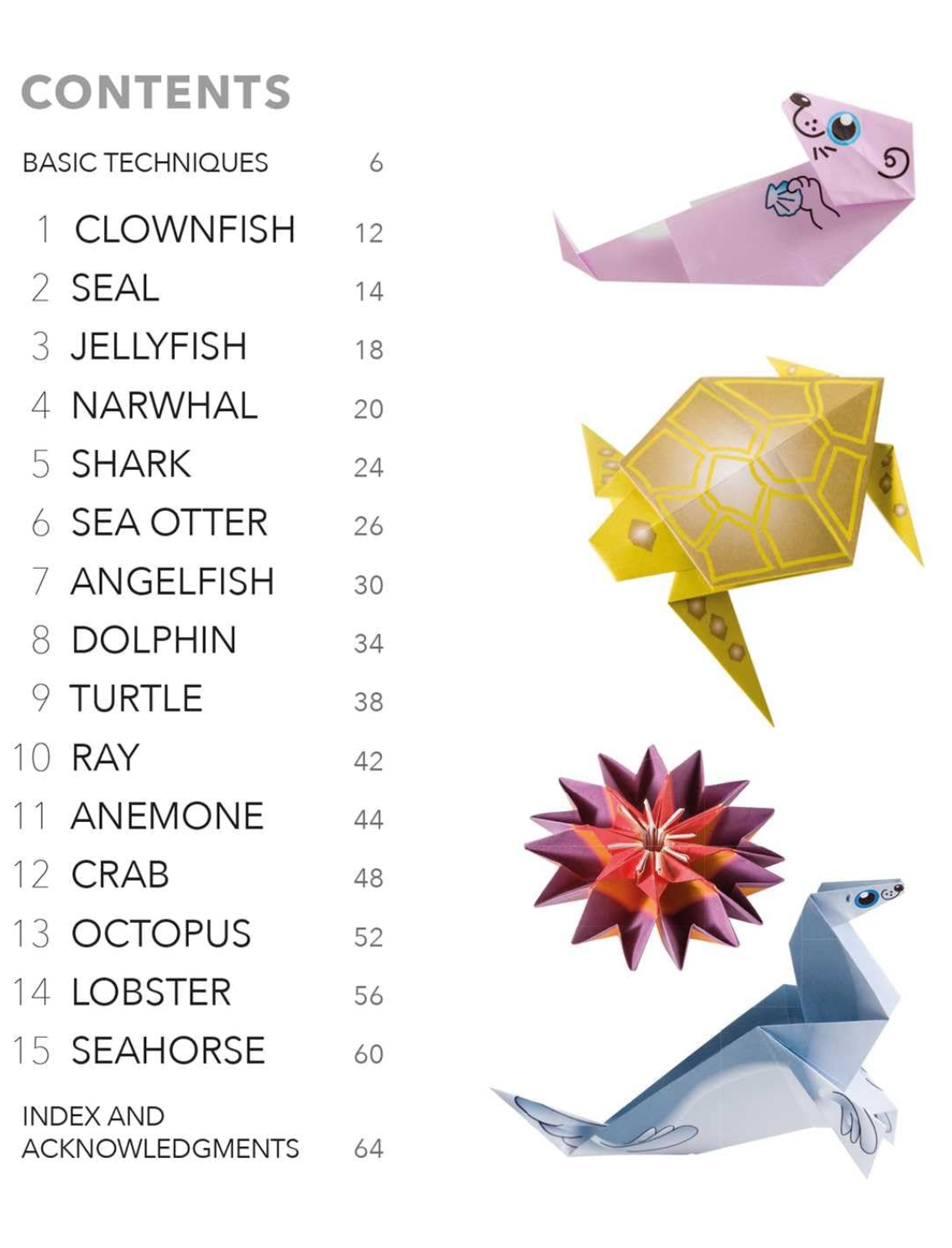 סט אוריגמי Sea Animals