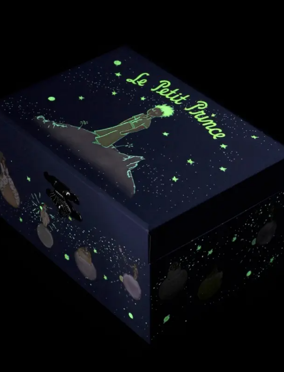 תיבת נגינה זוהרת בחושך The Little Prince Blue
