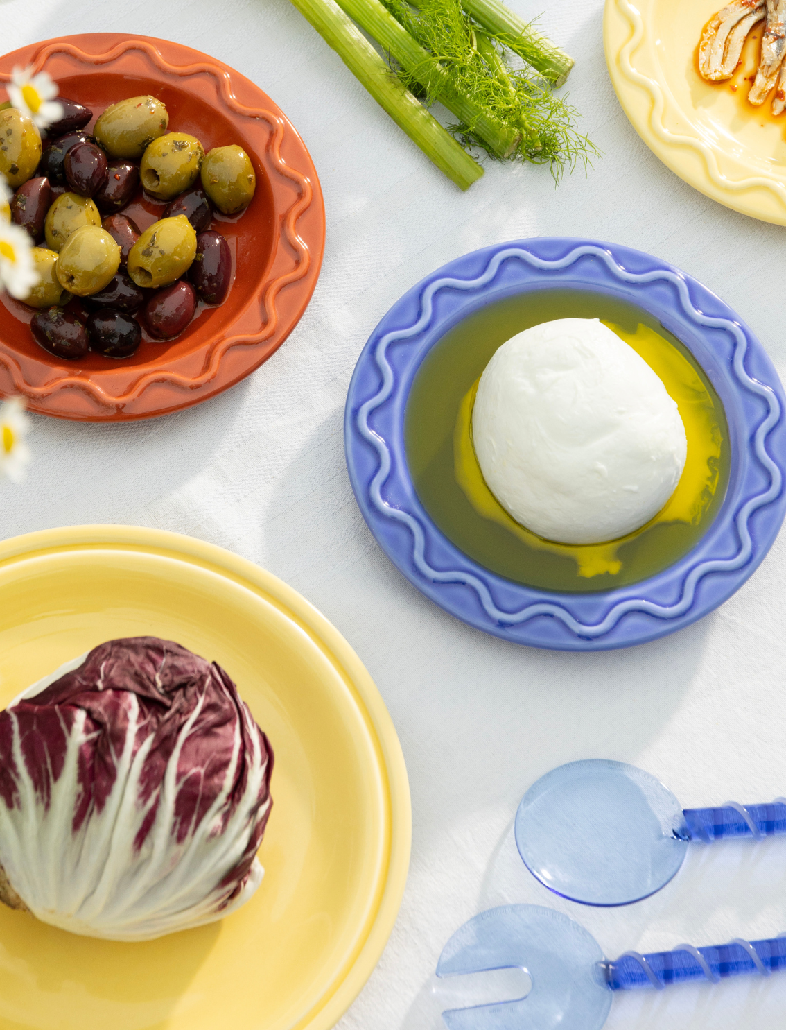 סט 2 צלחות Mochi Yellow