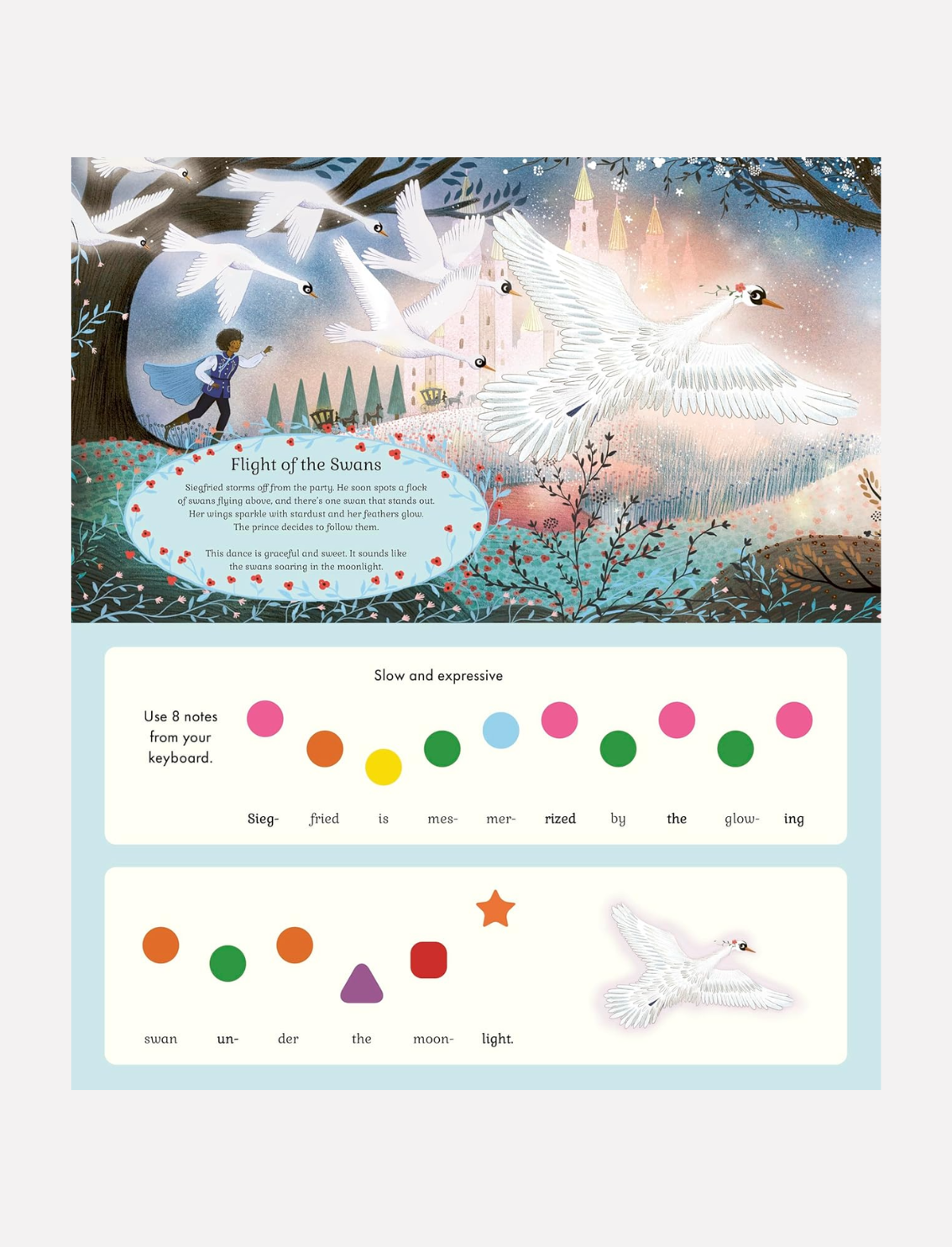 ספר מנגן Swan Lake