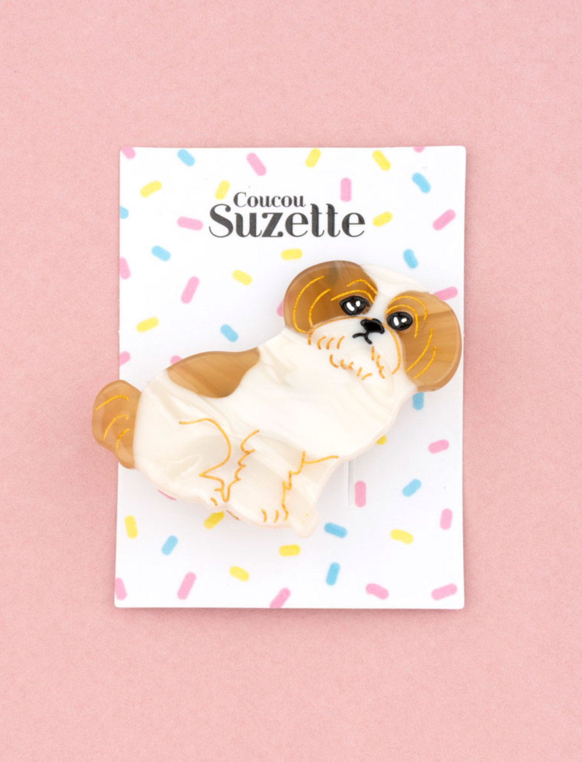 סיכה לשיער Shih Tzu