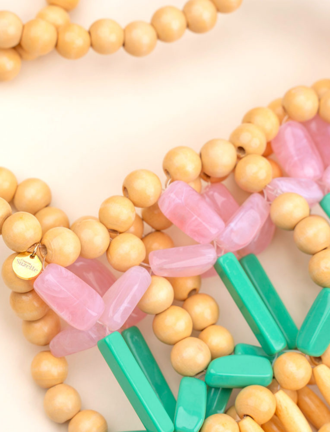 תיק צד חרוזים Tulip