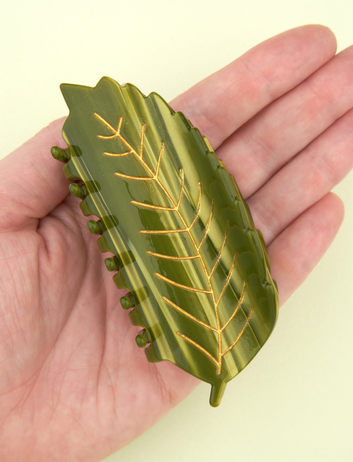 קליפס לשיער Chestnut Leaf