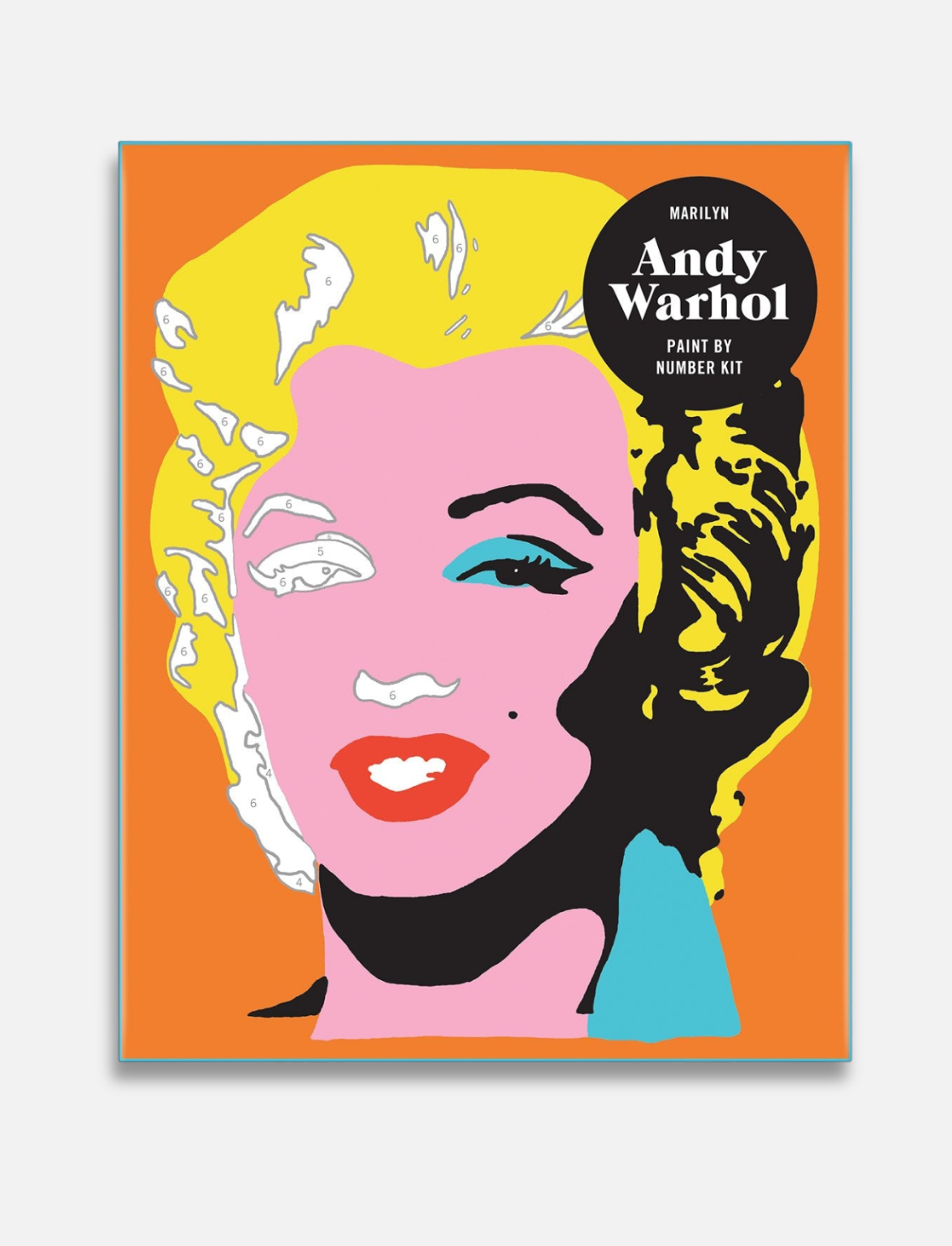 ערכת צביעה לפי מספרים: Andy Warhol Marilyn