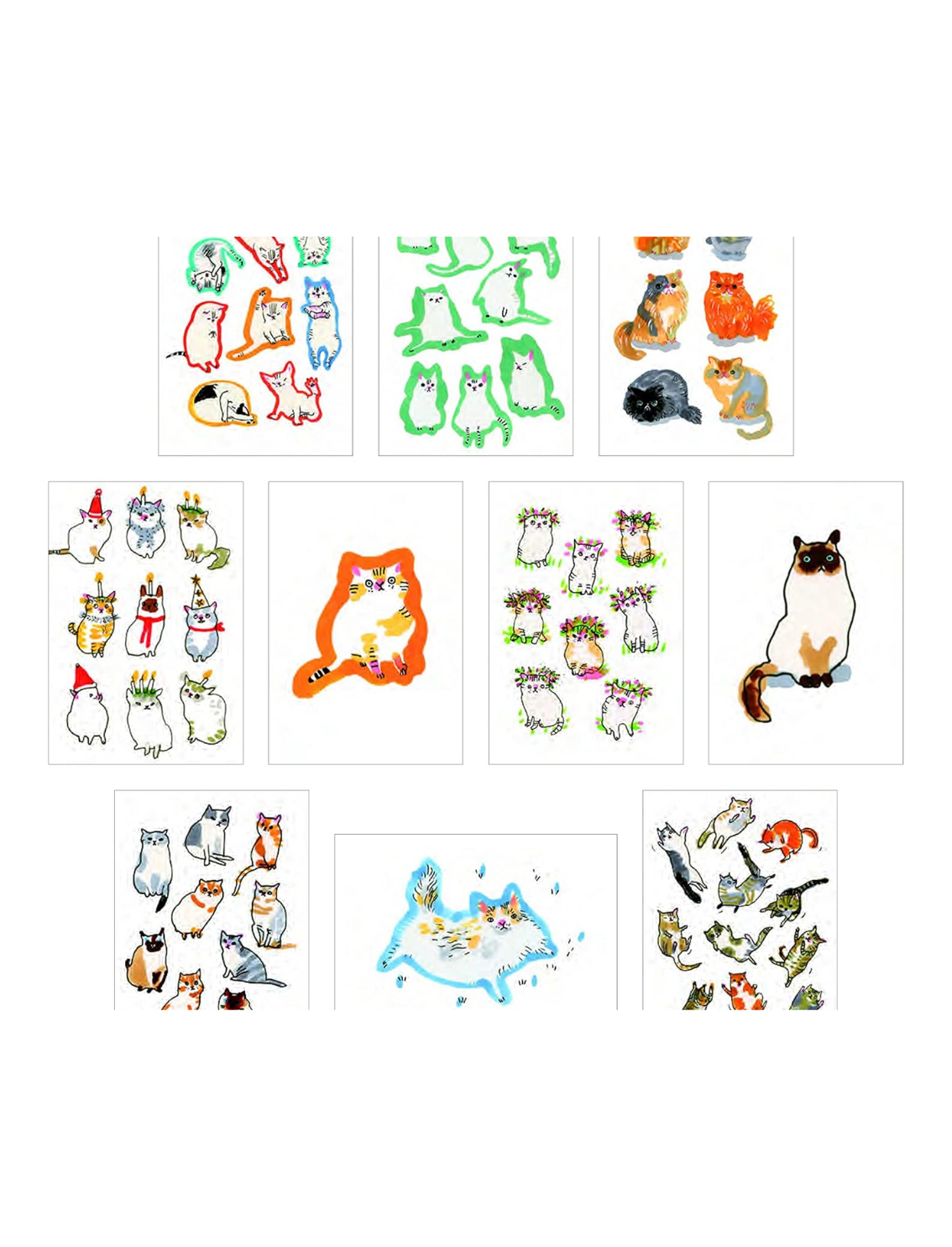 מארז 100 גלויות Cat Box