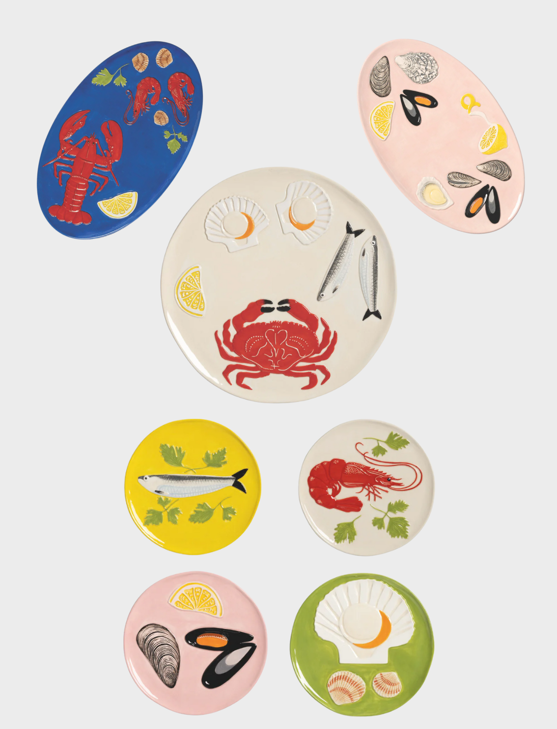 באנדל 7 צלחות La Mer