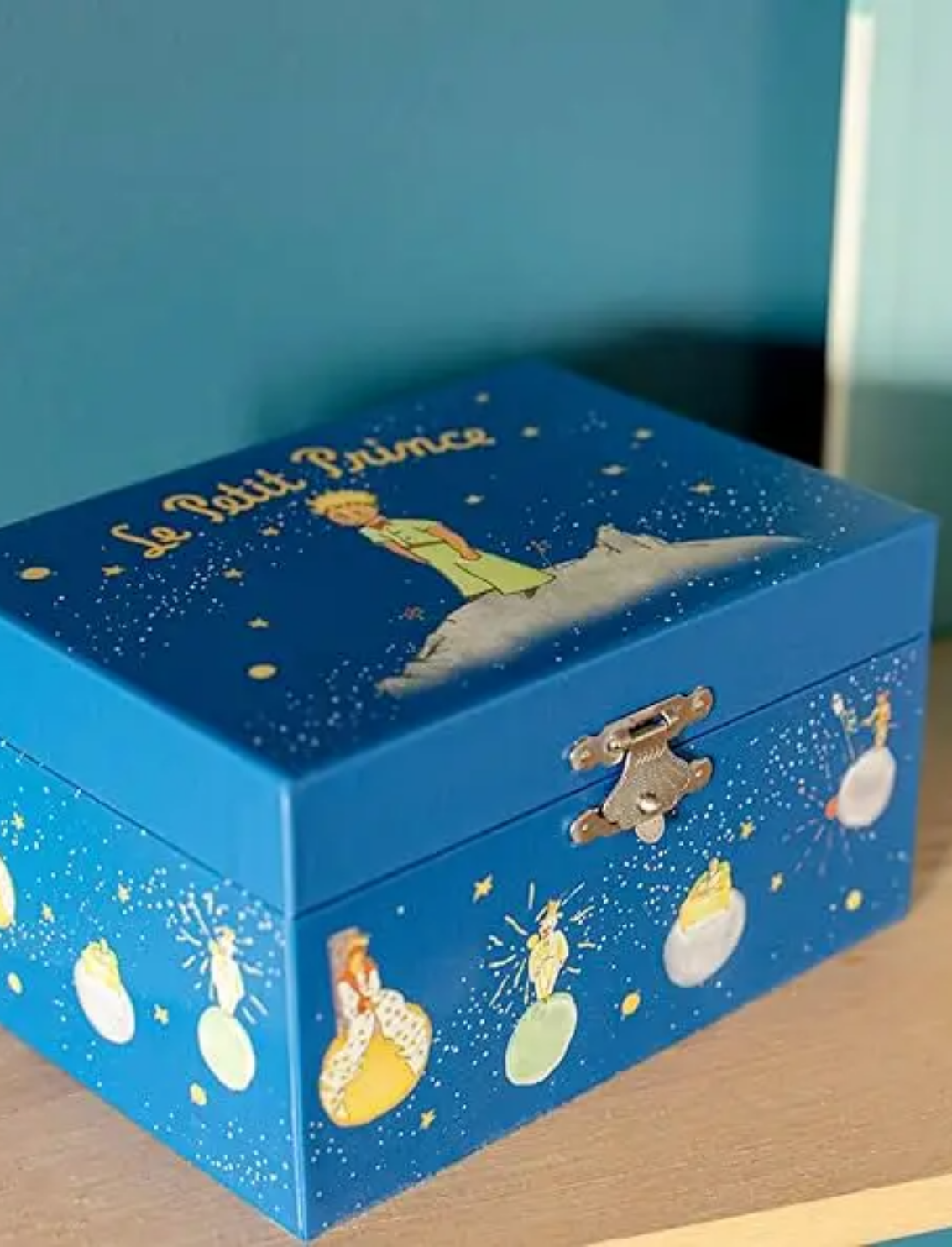 תיבת נגינה זוהרת בחושך The Little Prince Blue