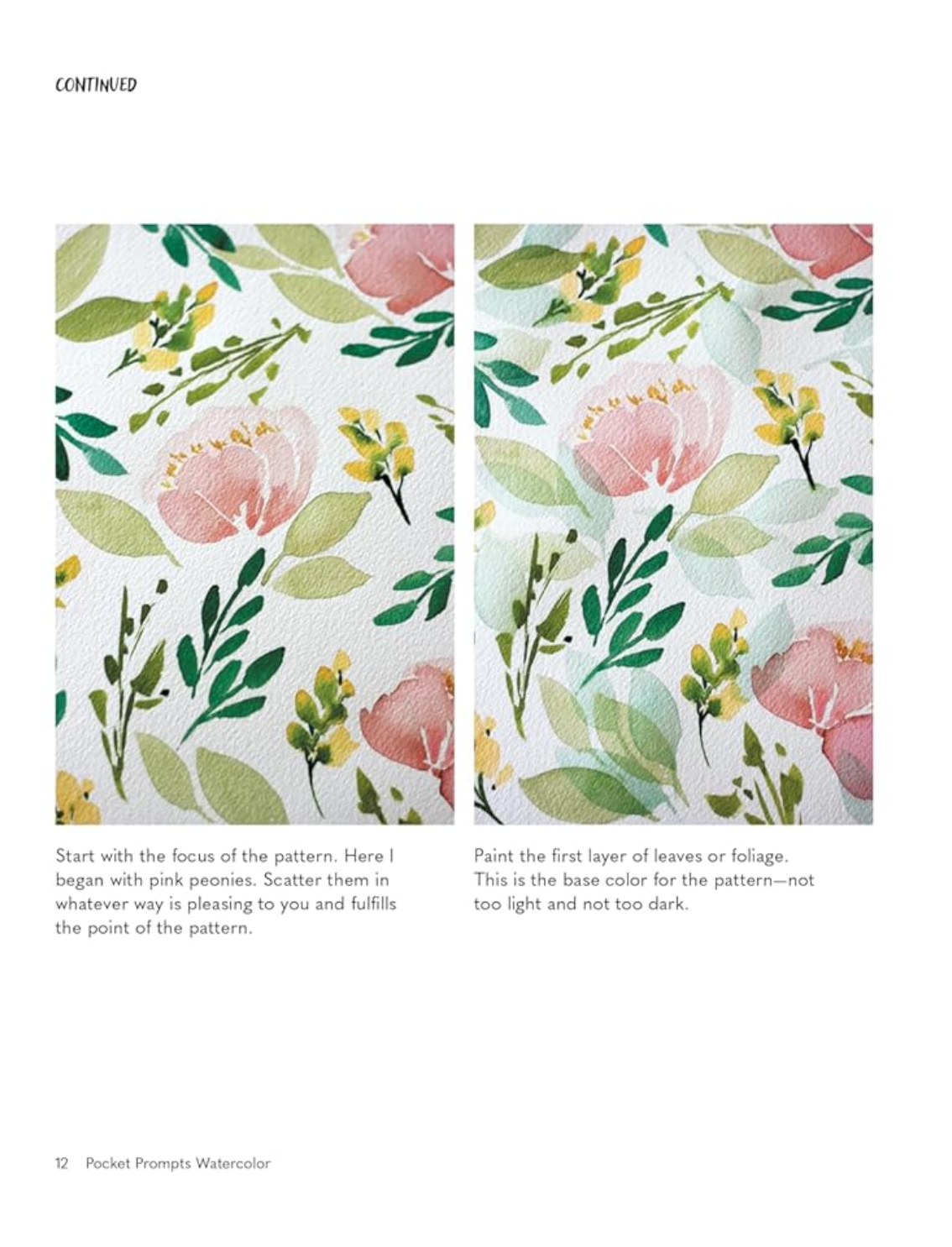 ספר יצירה: Pocket Prompts Watercolor