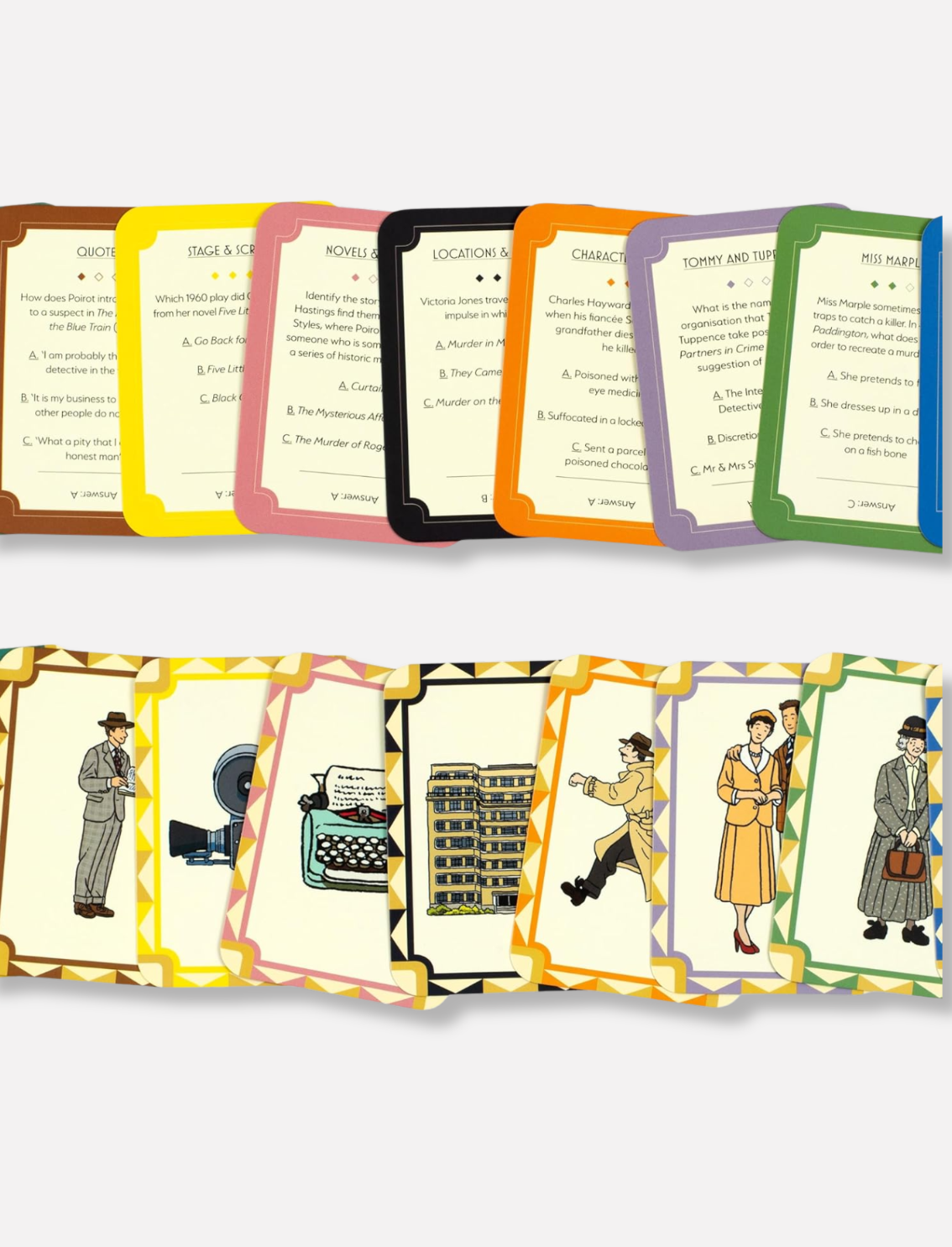 משחק טריוויה Agatha Christie