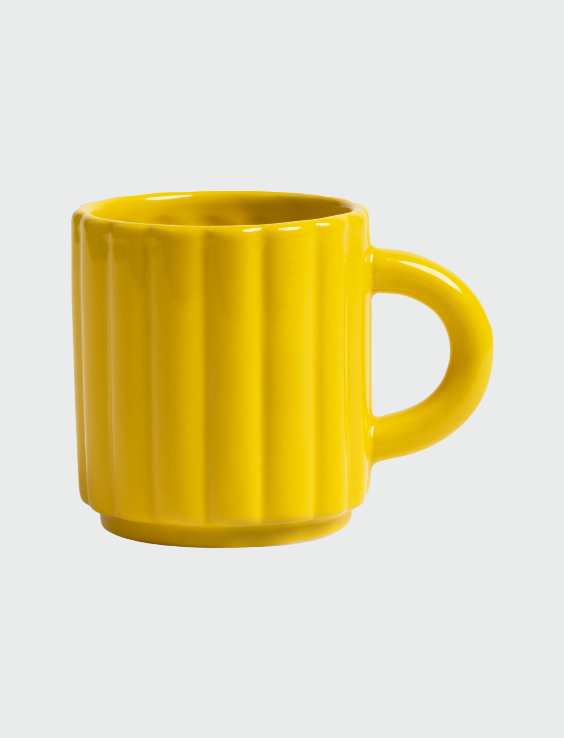 ספל קרמיקה Tube Yellow
