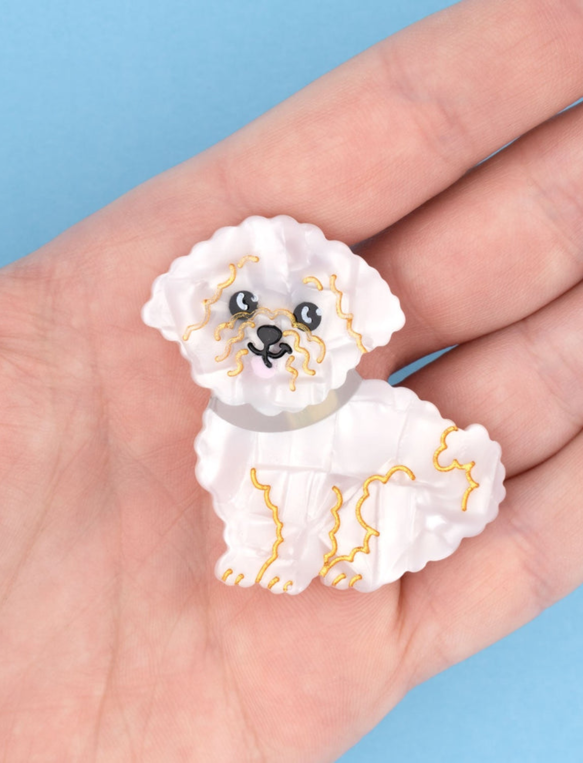 סיכה לשיער Bichon