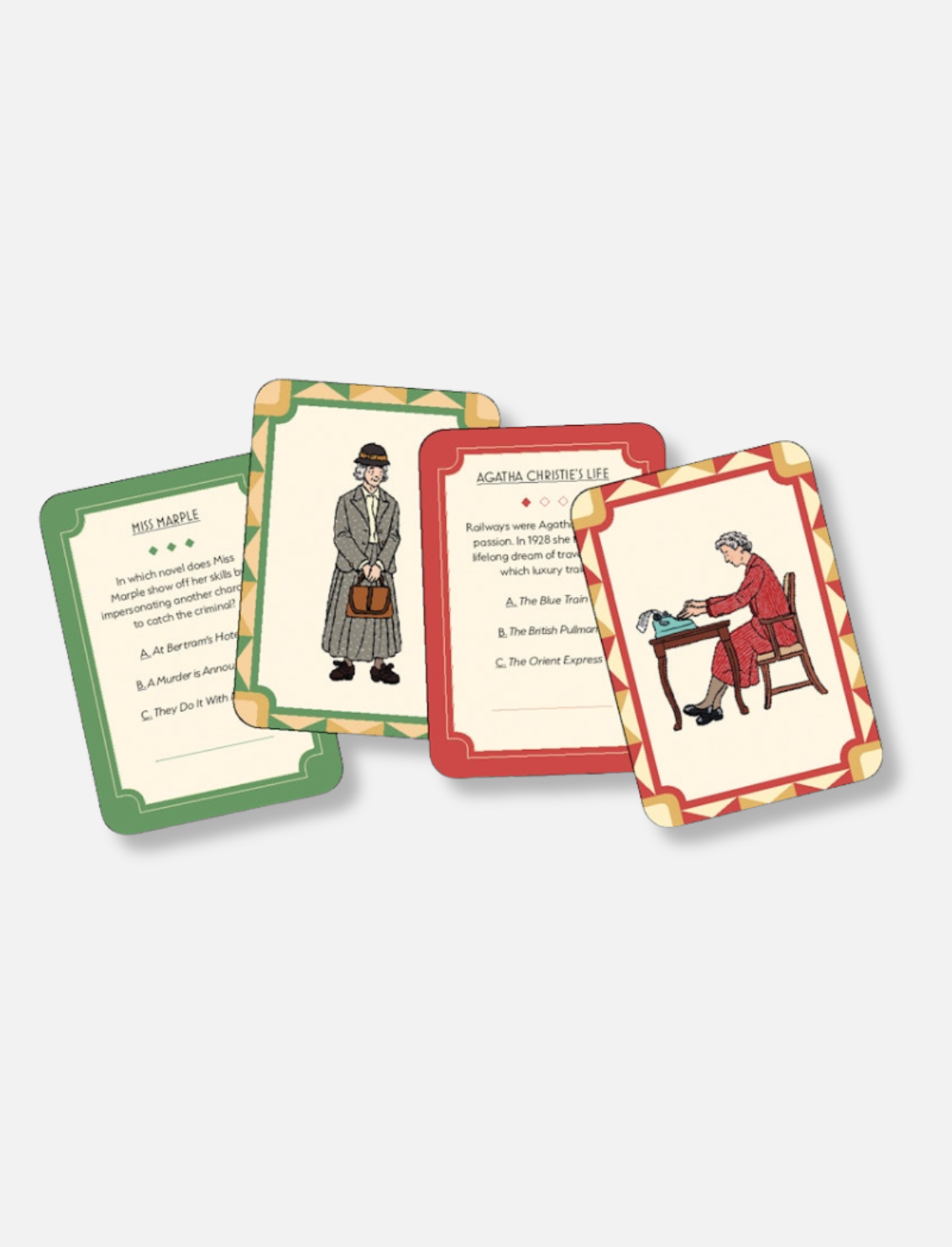 משחק טריוויה Agatha Christie