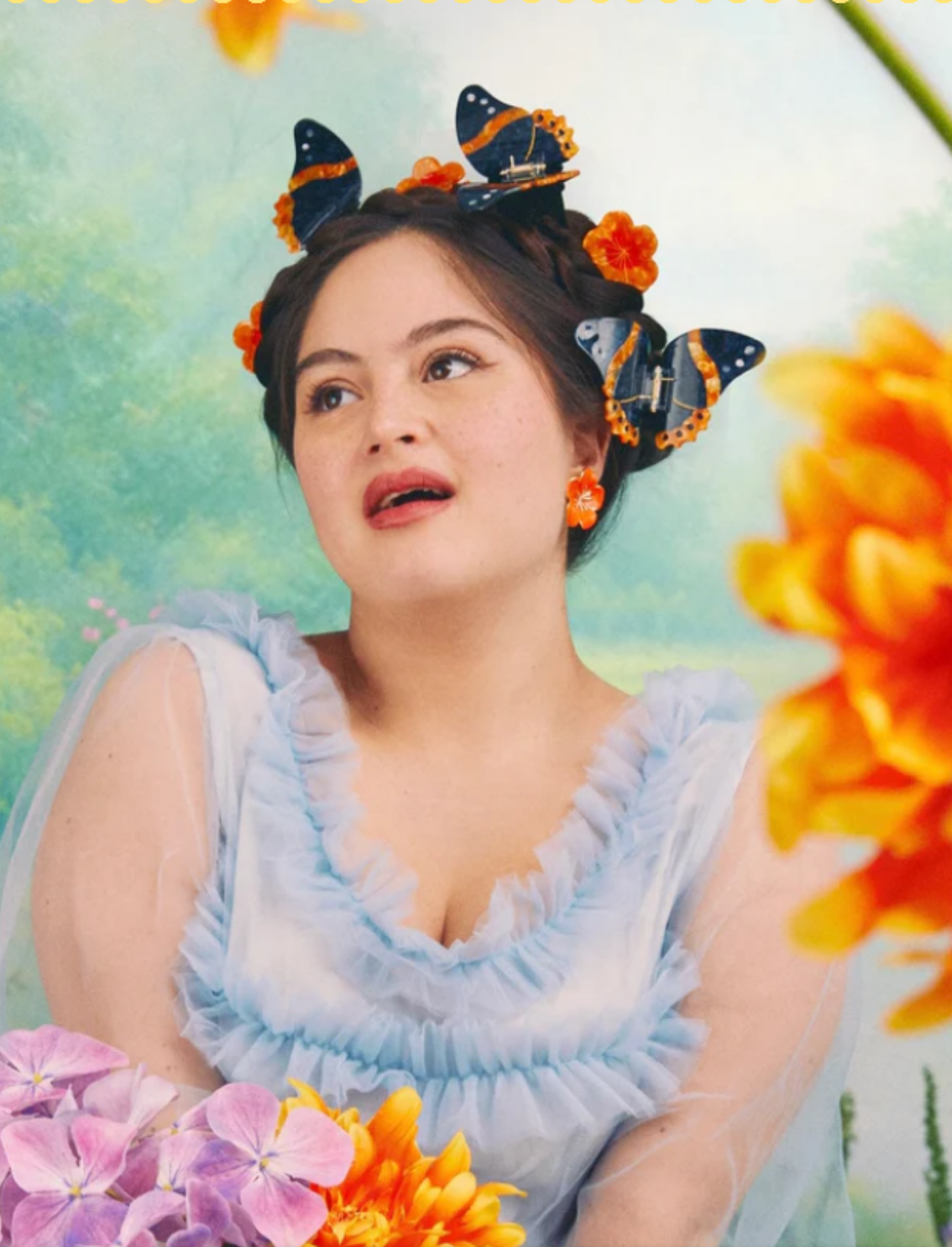 קליפס לשיער Black Butterfly