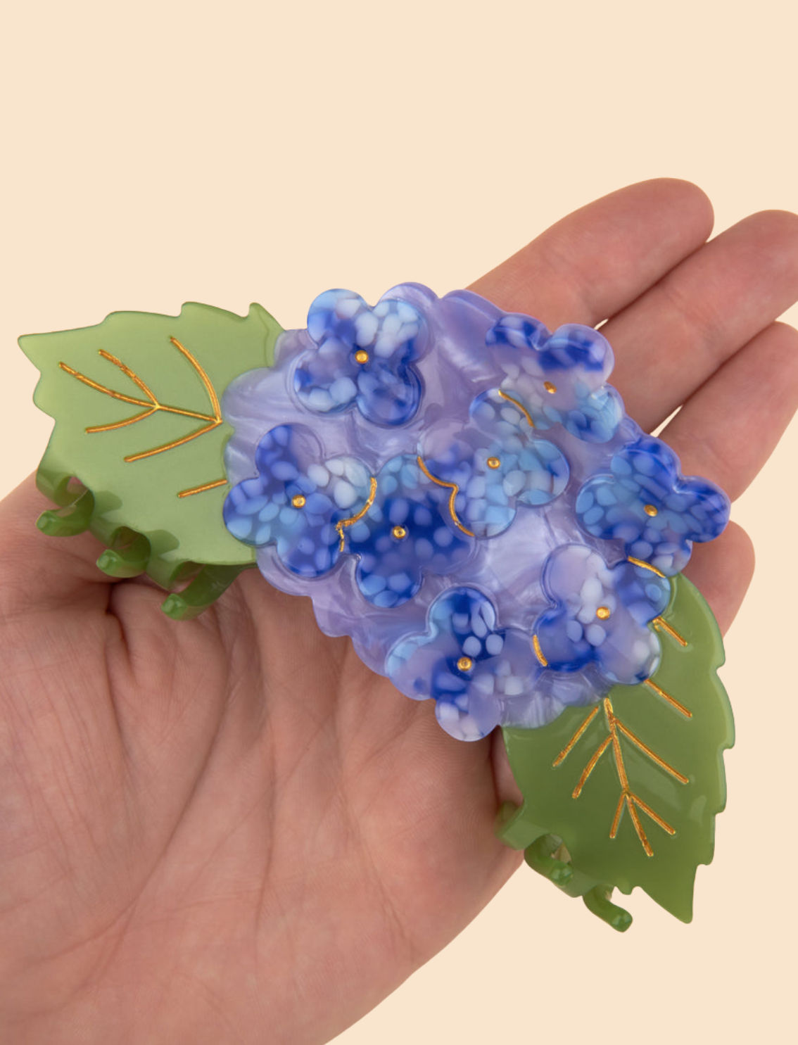 קליפס לשיער Big Hortensia