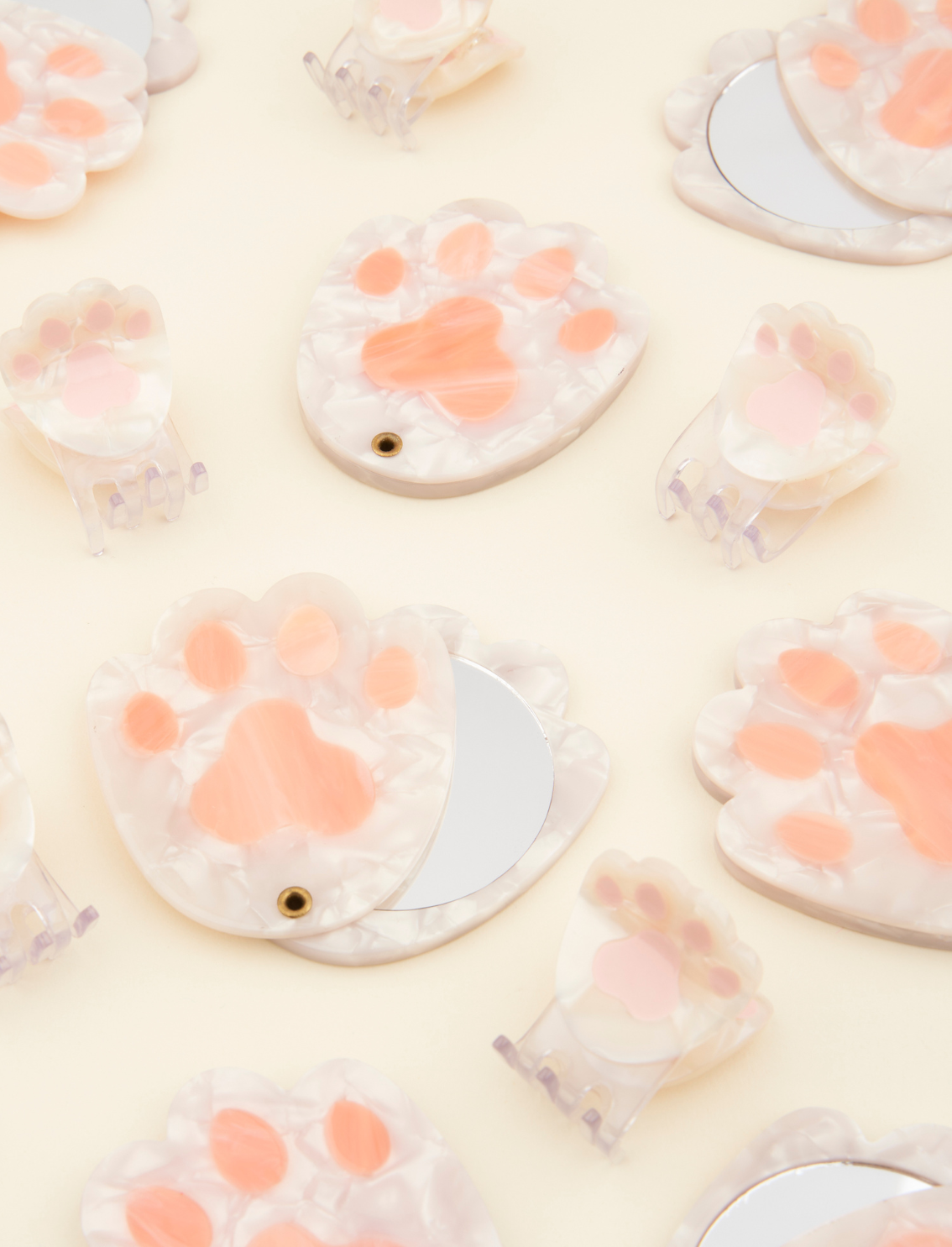 מראת כיס Cat Paw