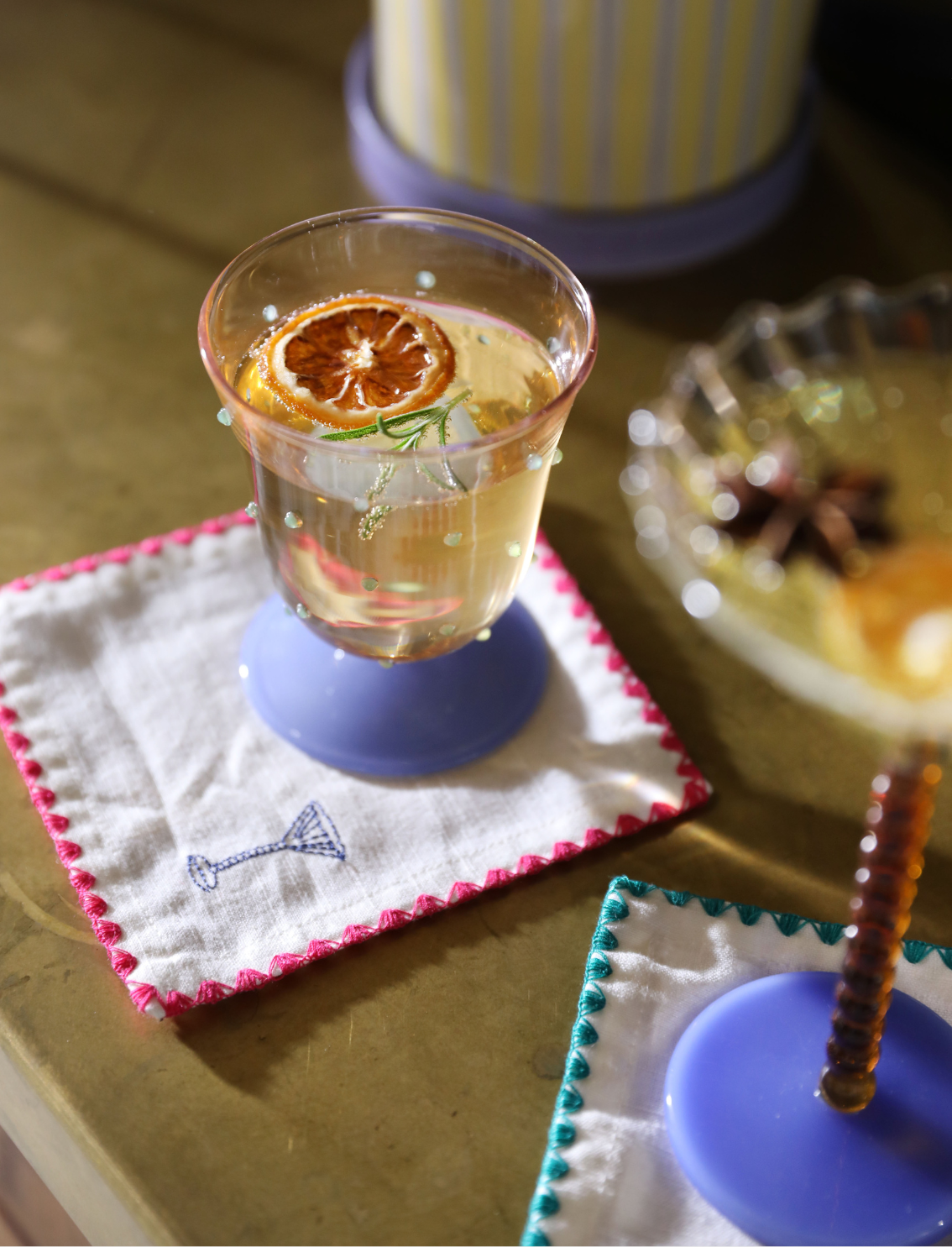 מפיות קוקטייל מכותנה Pearl