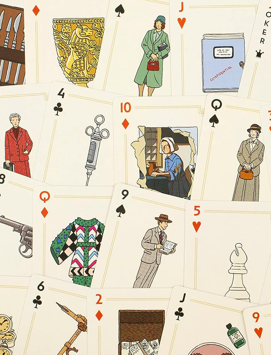 קלפי משחק Agatha Christie