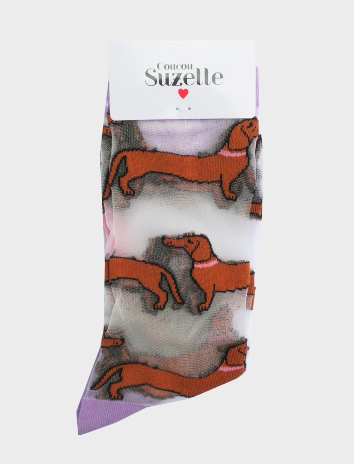 גרביים שקופות Dachshund