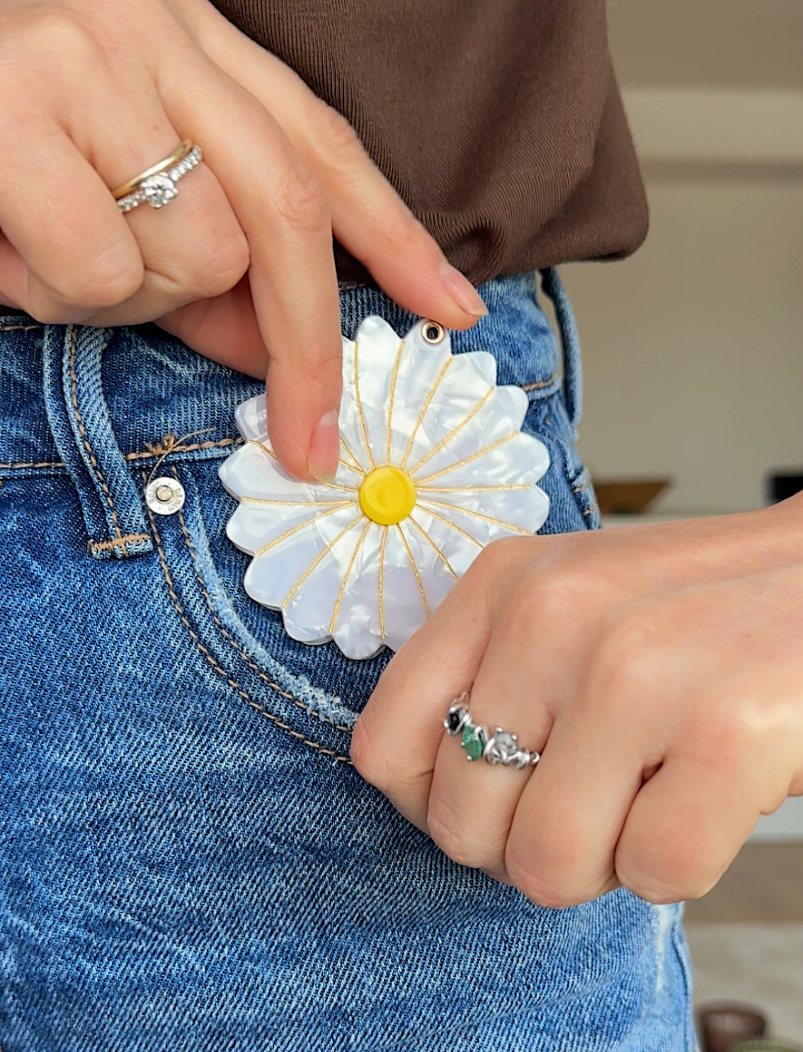 מראת כיס Daisy
