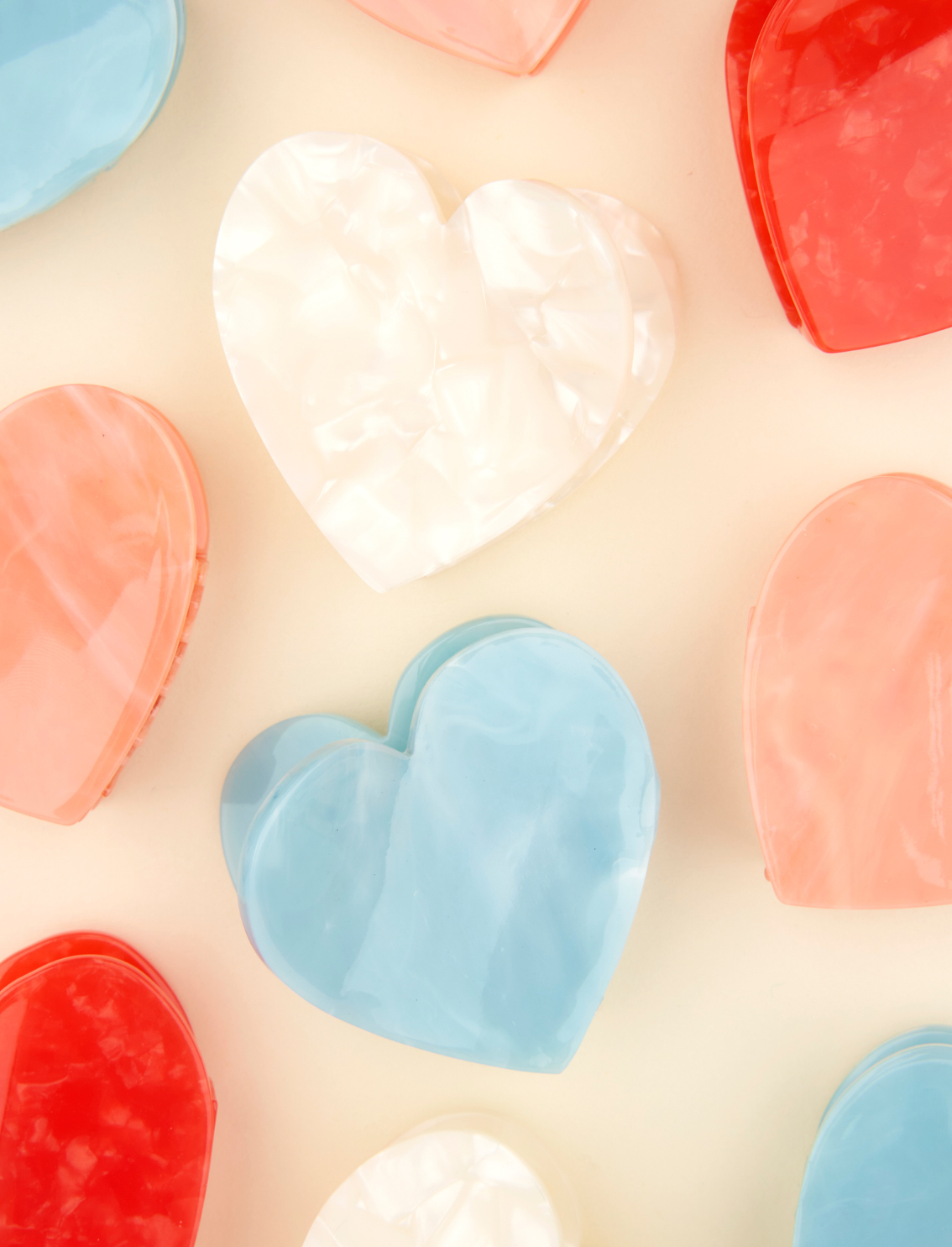 קליפס לשיער Blue Heart