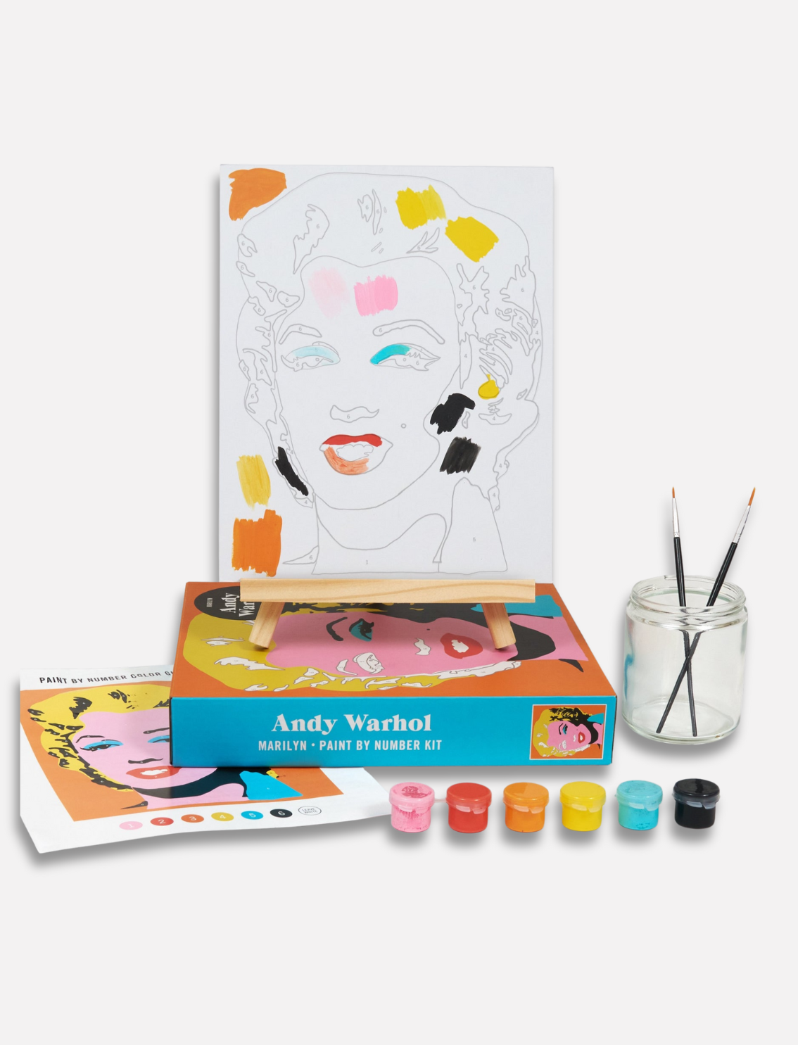 ערכת צביעה לפי מספרים: Andy Warhol Marilyn
