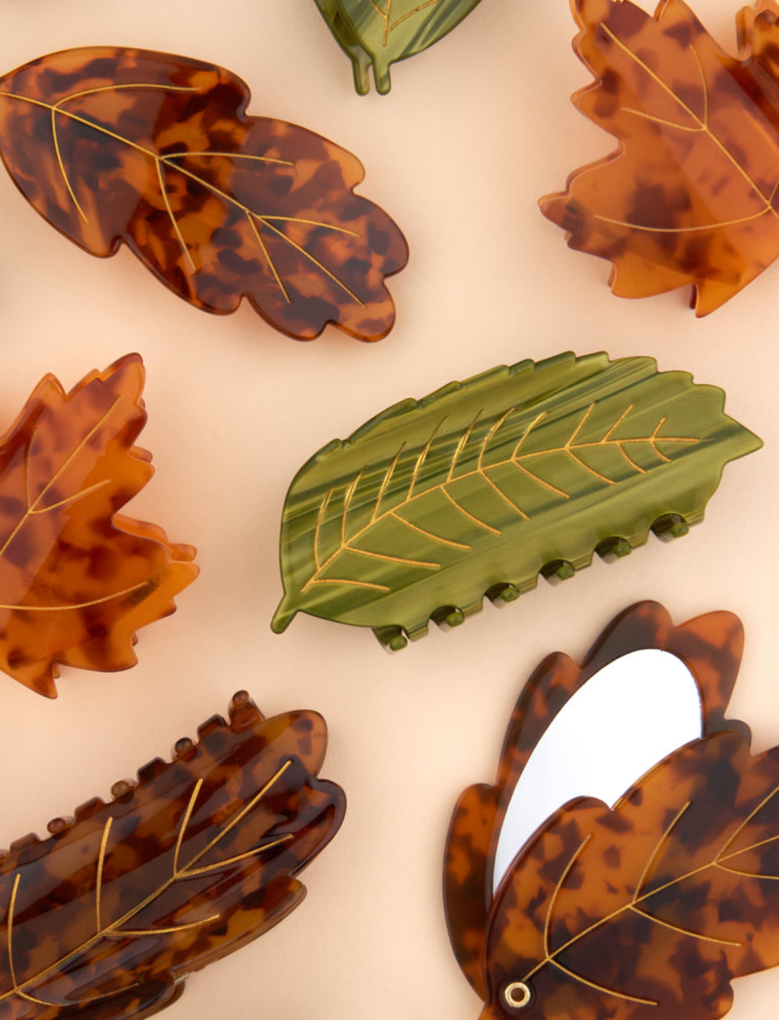 קליפס ברט לשיער Leaf