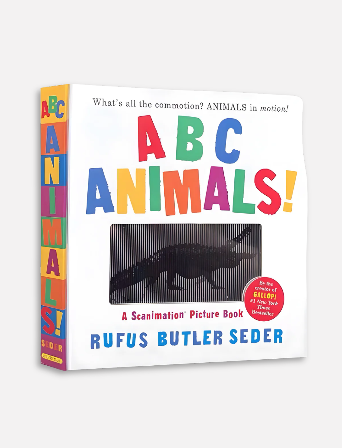 ספר סקנימציה לילדים ABC Animals!