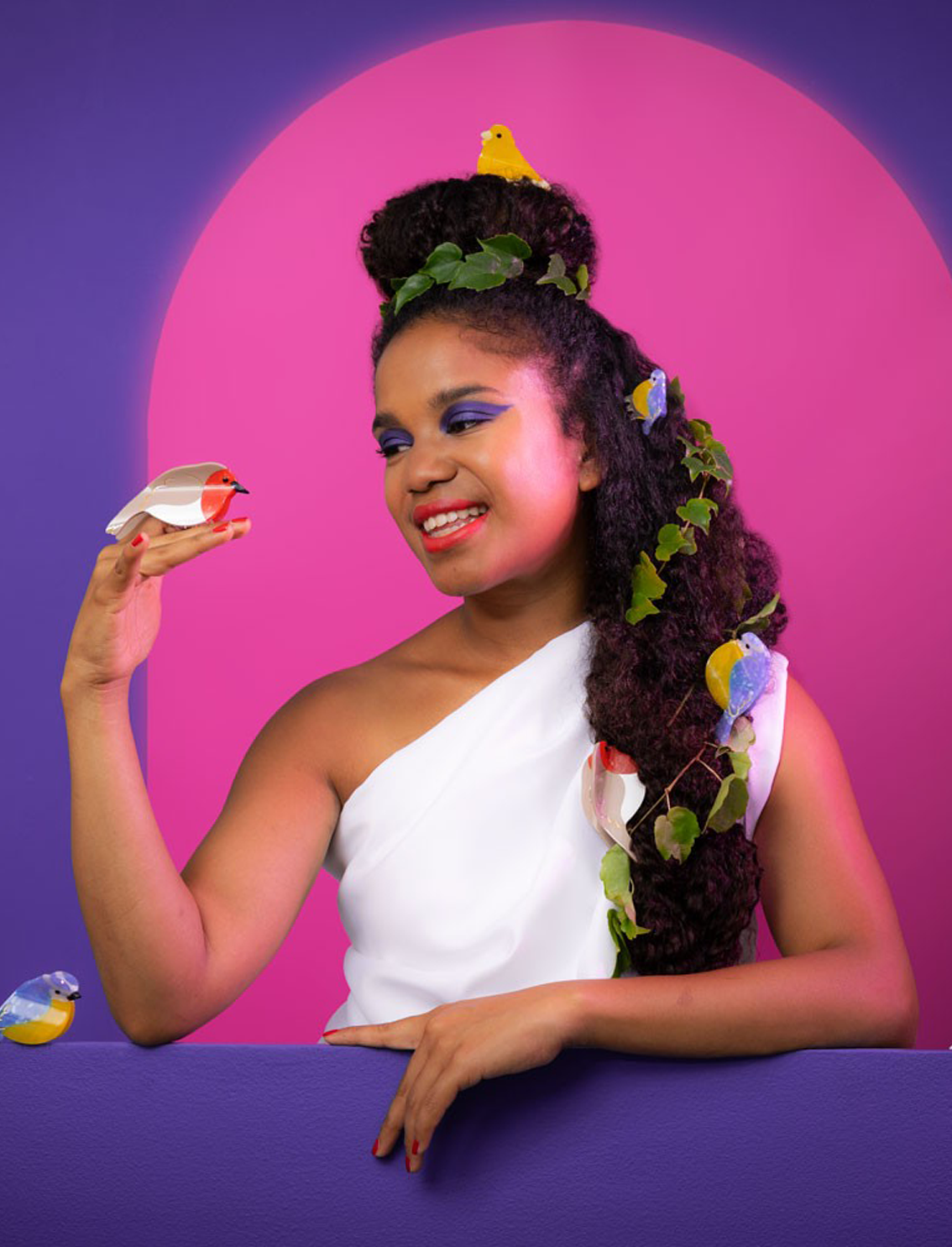 מיני קליפס לשיער Bird