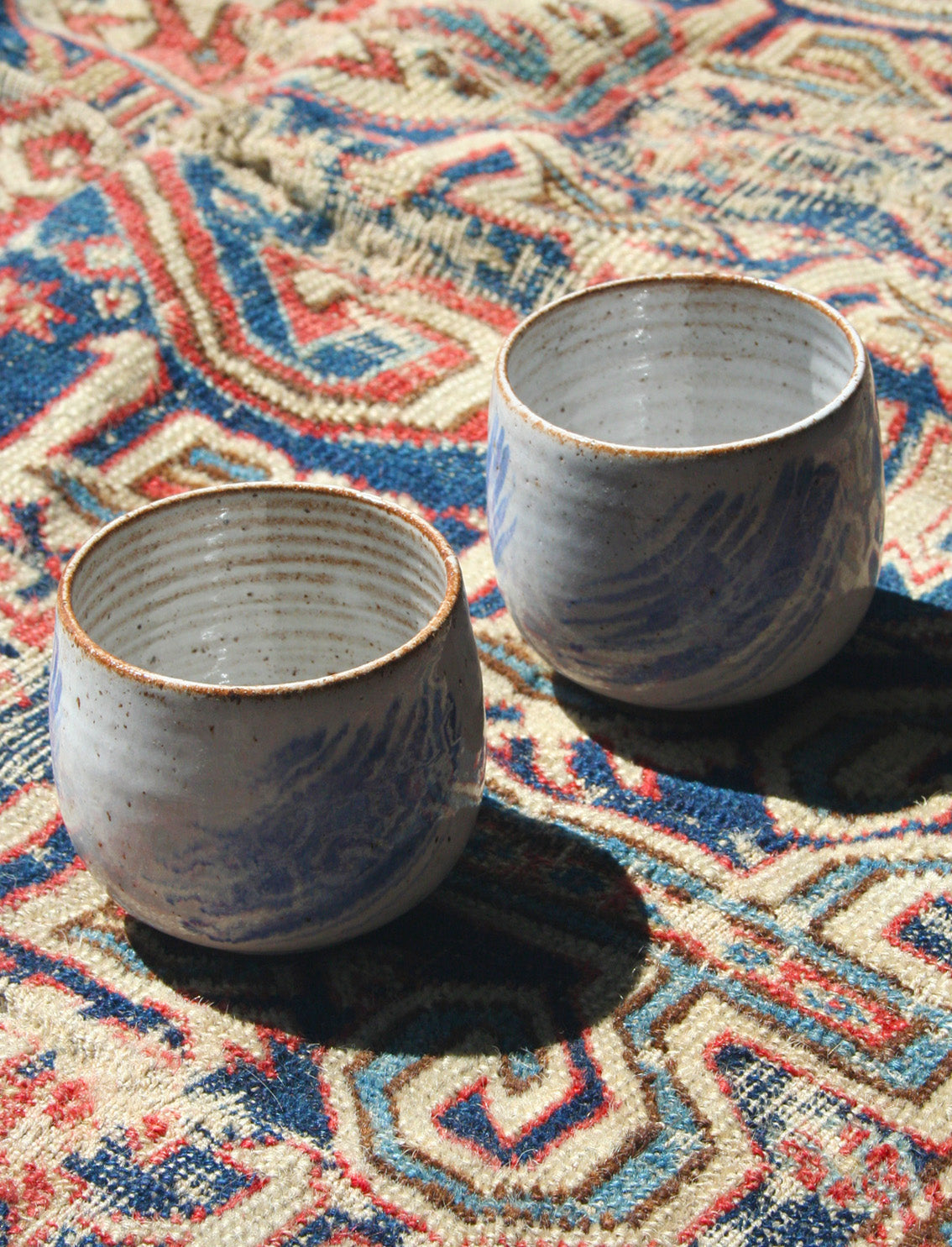 סט 2 כוסות תה Shibori