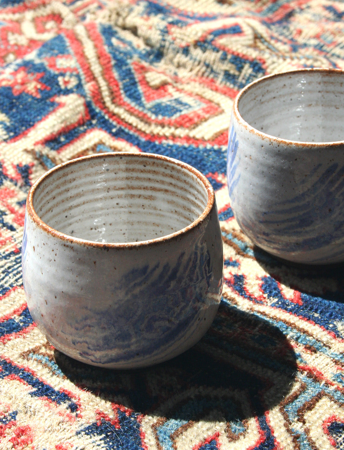 סט 2 כוסות תה Shibori