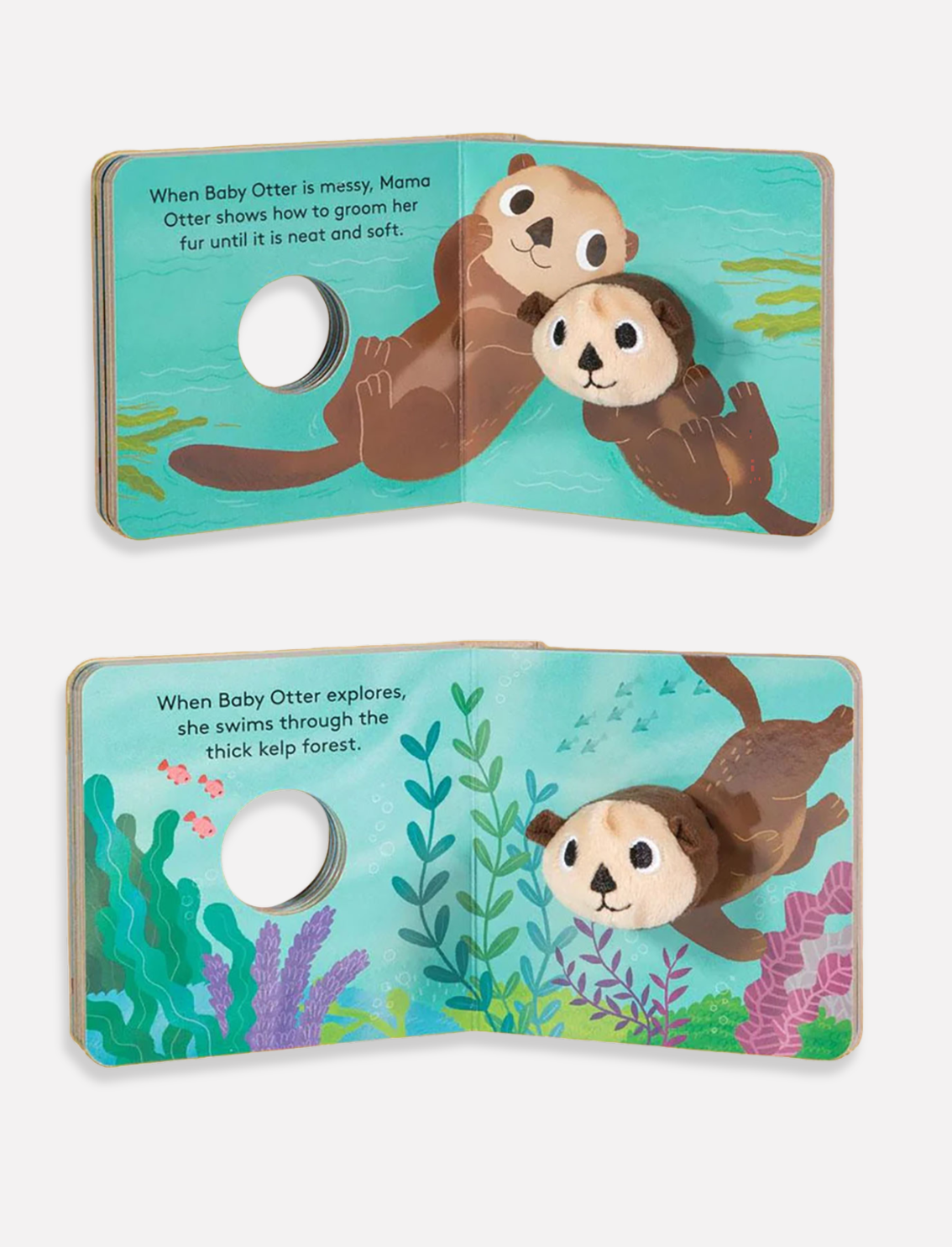 ספר בובת אצבע Baby Otter
