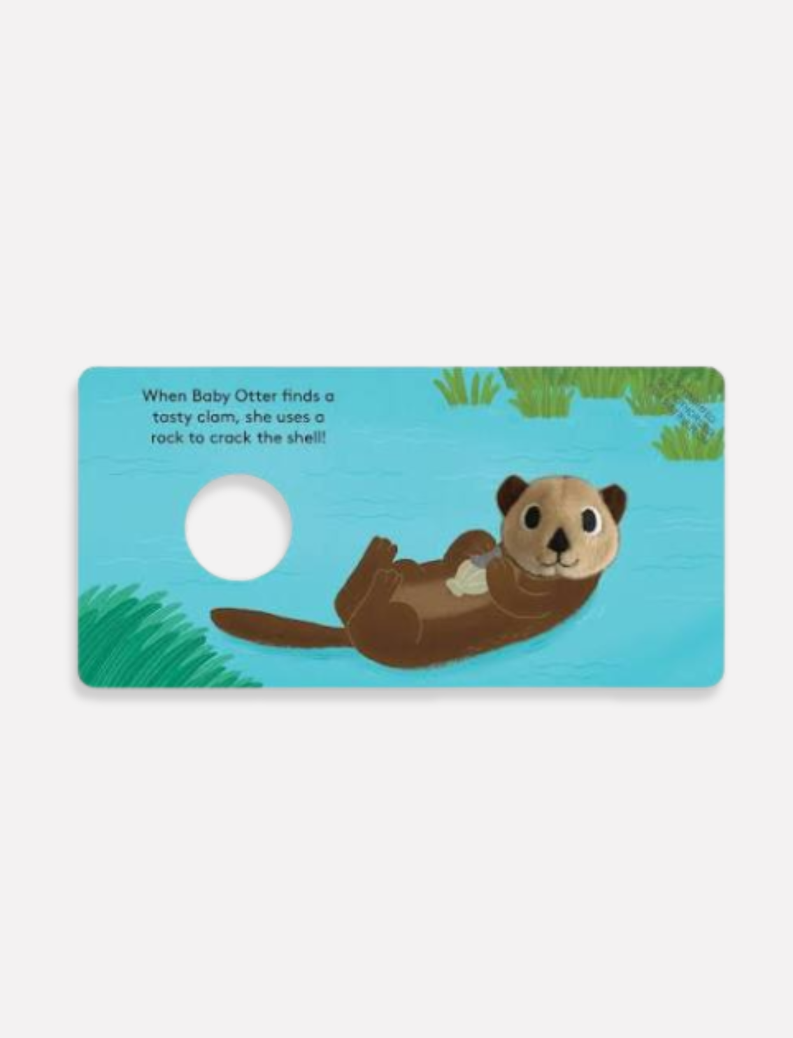 ספר בובת אצבע Baby Otter