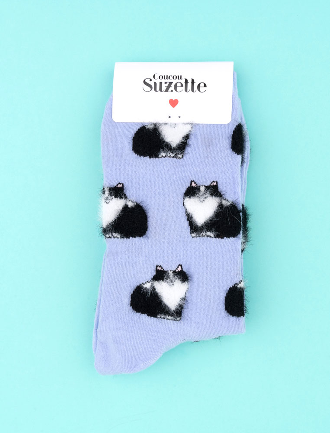 גרבי כותנה Black & White Cat